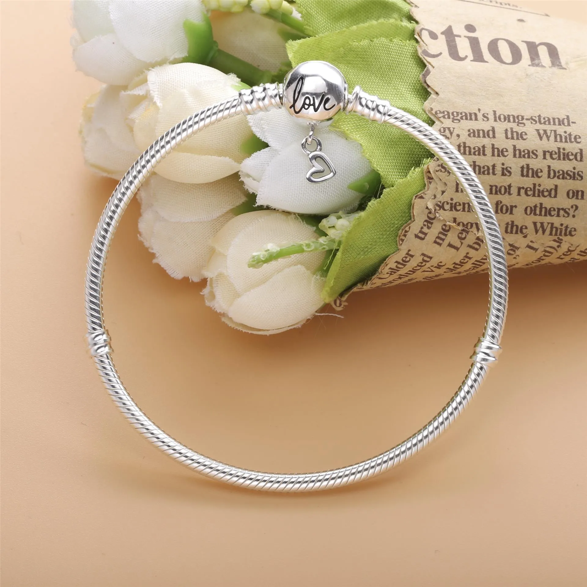 Pandora Moments Evighetshjerteformet Klemme Bangle - 598891C00