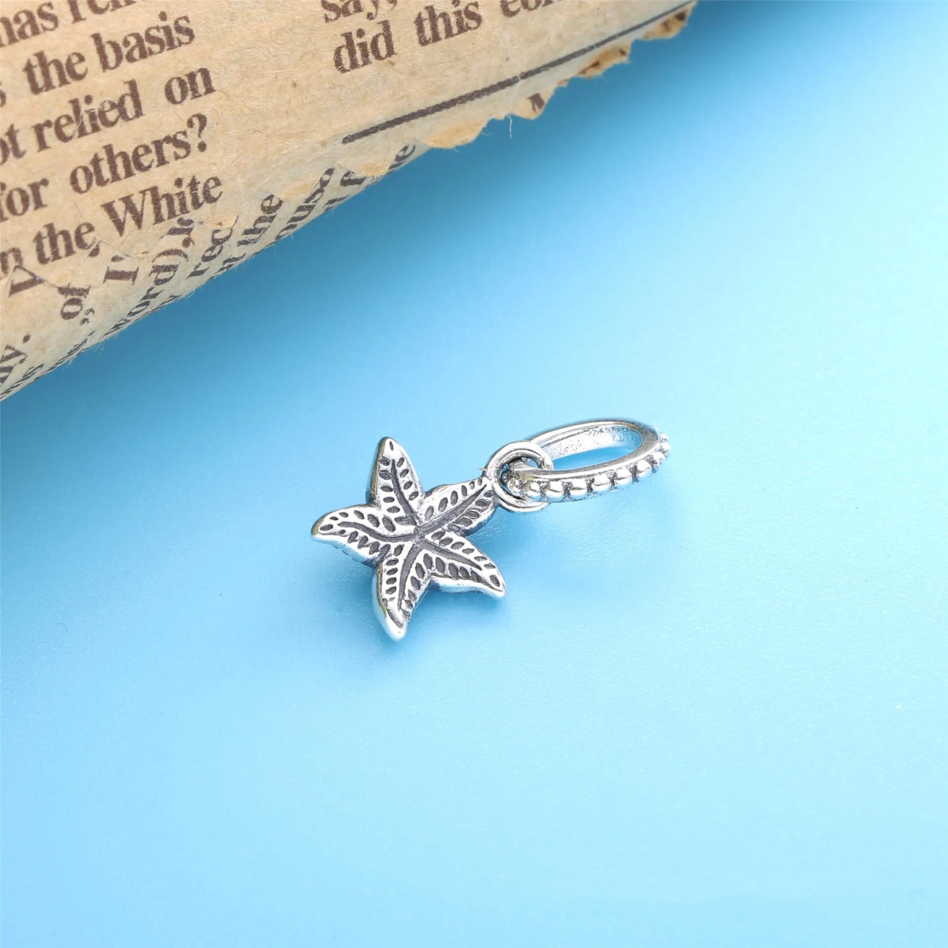 PANDORA Beaded Starfish Pendant - 398945C00