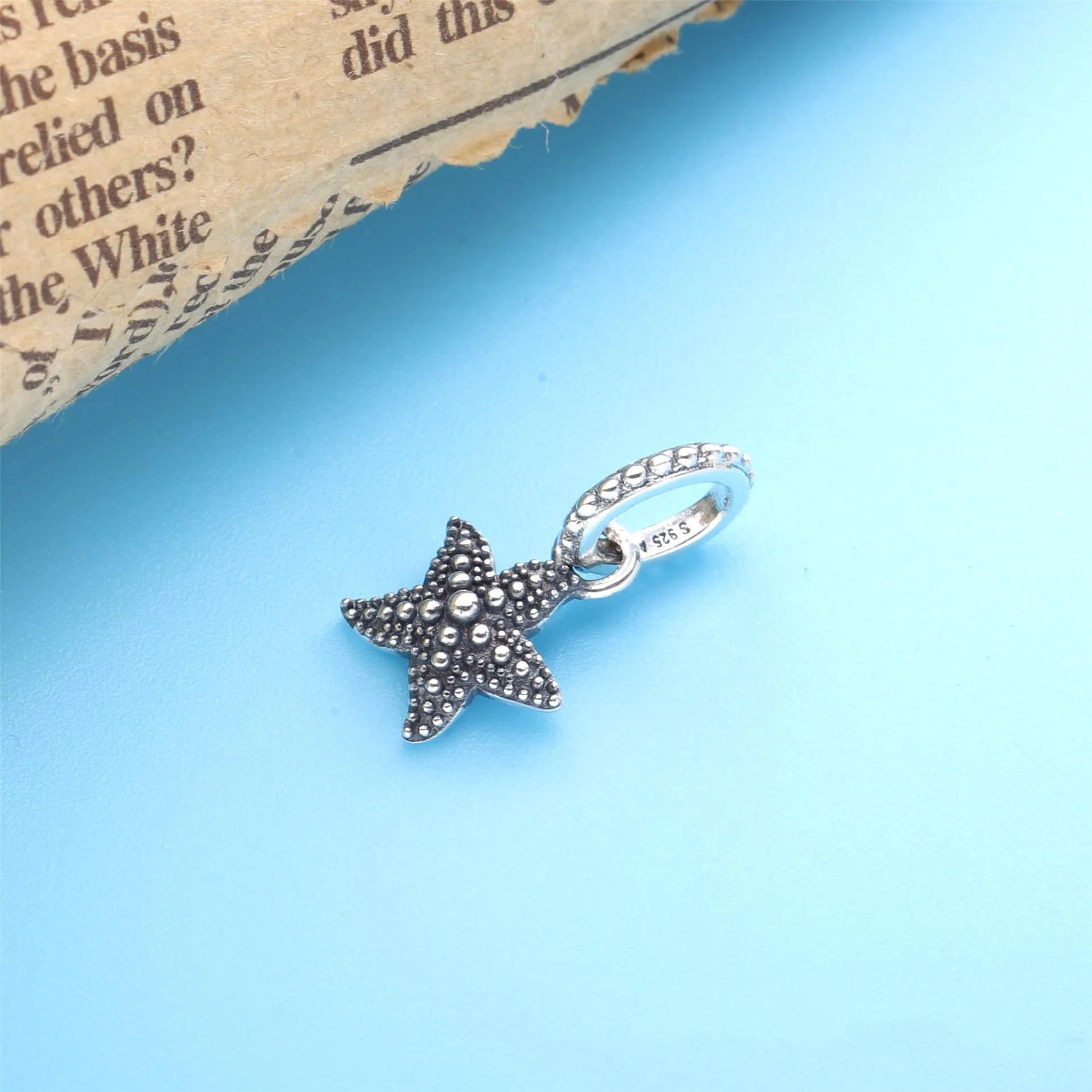 PANDORA Beaded Starfish Pendant - 398945C00