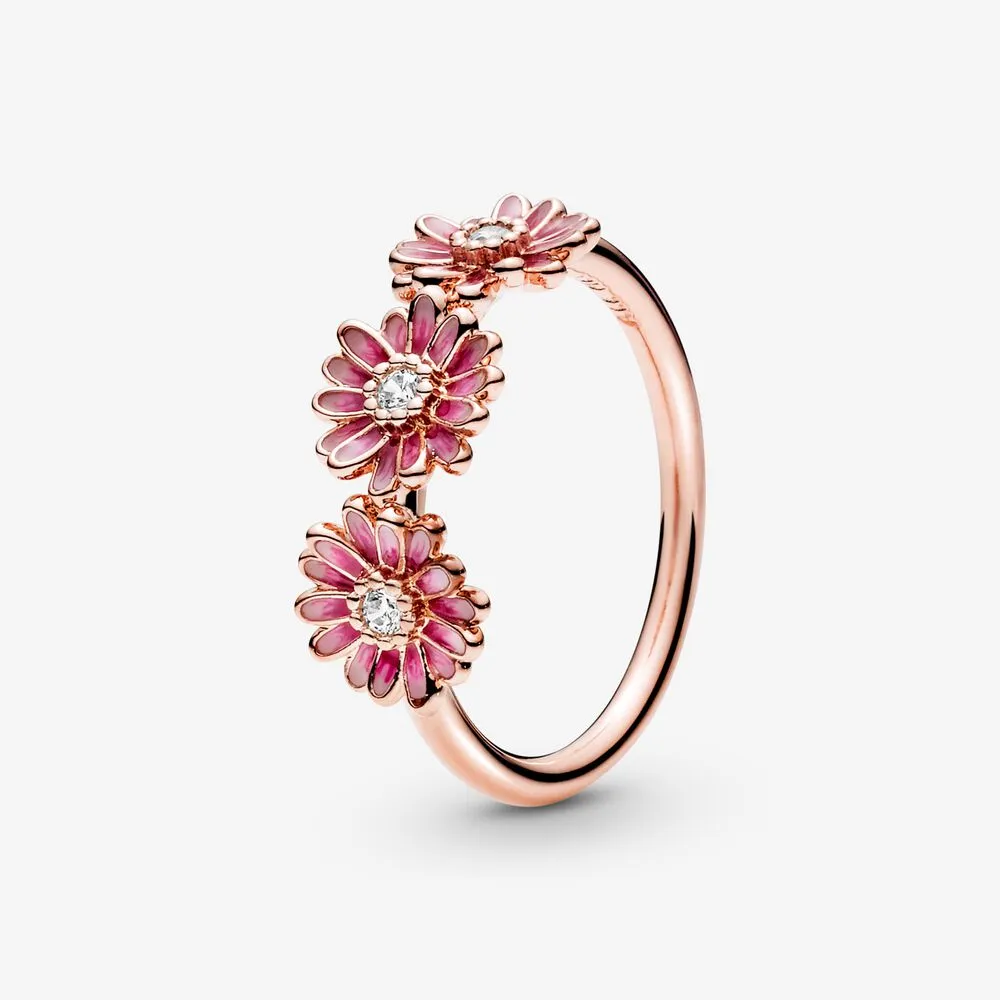 Pandora Trio av Rosa Tusenfryd Ring - 188792C01