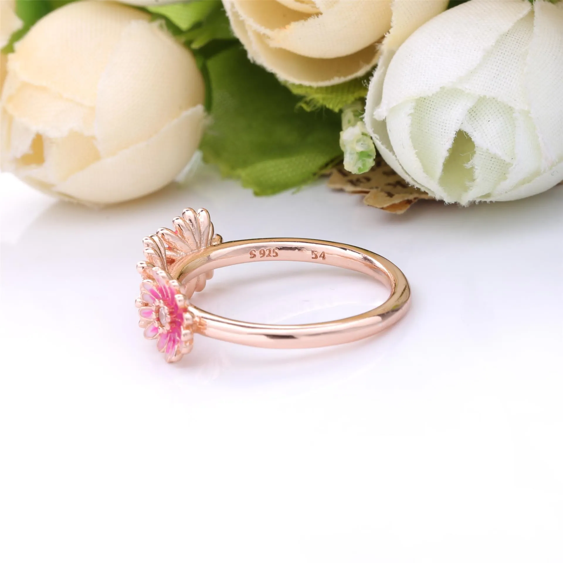 Pandora Trio av Rosa Tusenfryd Ring - 188792C01