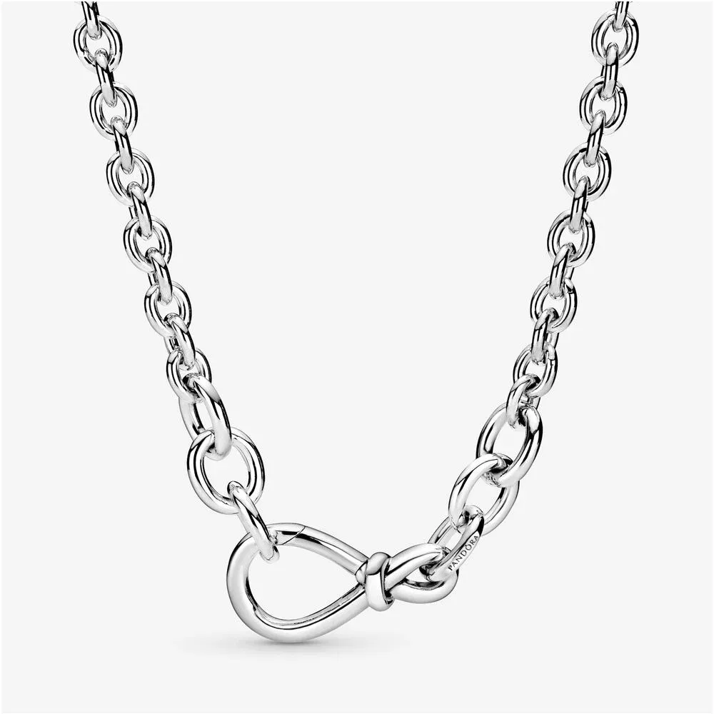 PANDORA Chunky Infinity Knot Chain Necklace - 398902C00