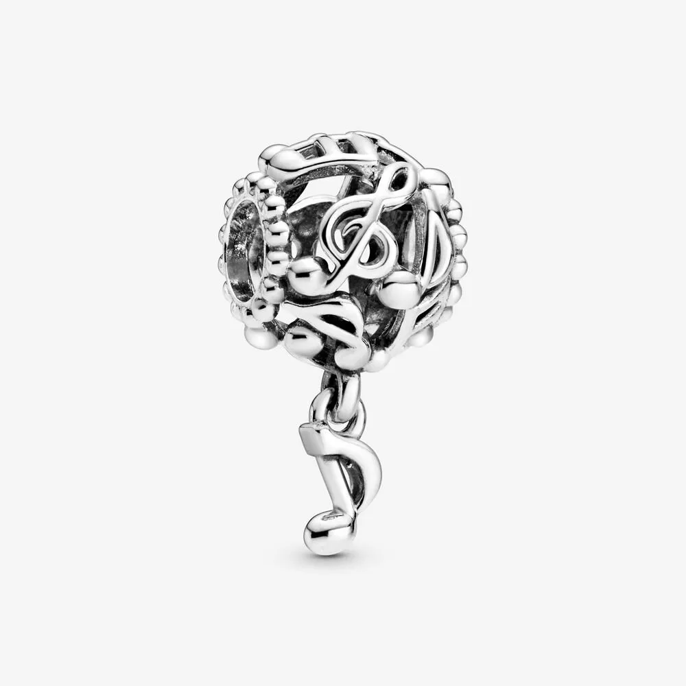 pandora åpen musikknote charm 798779c00