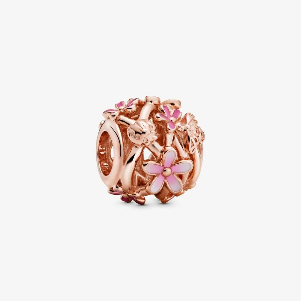 Pandora Åpen Rosa Tusenfryd Charm - 788772C01