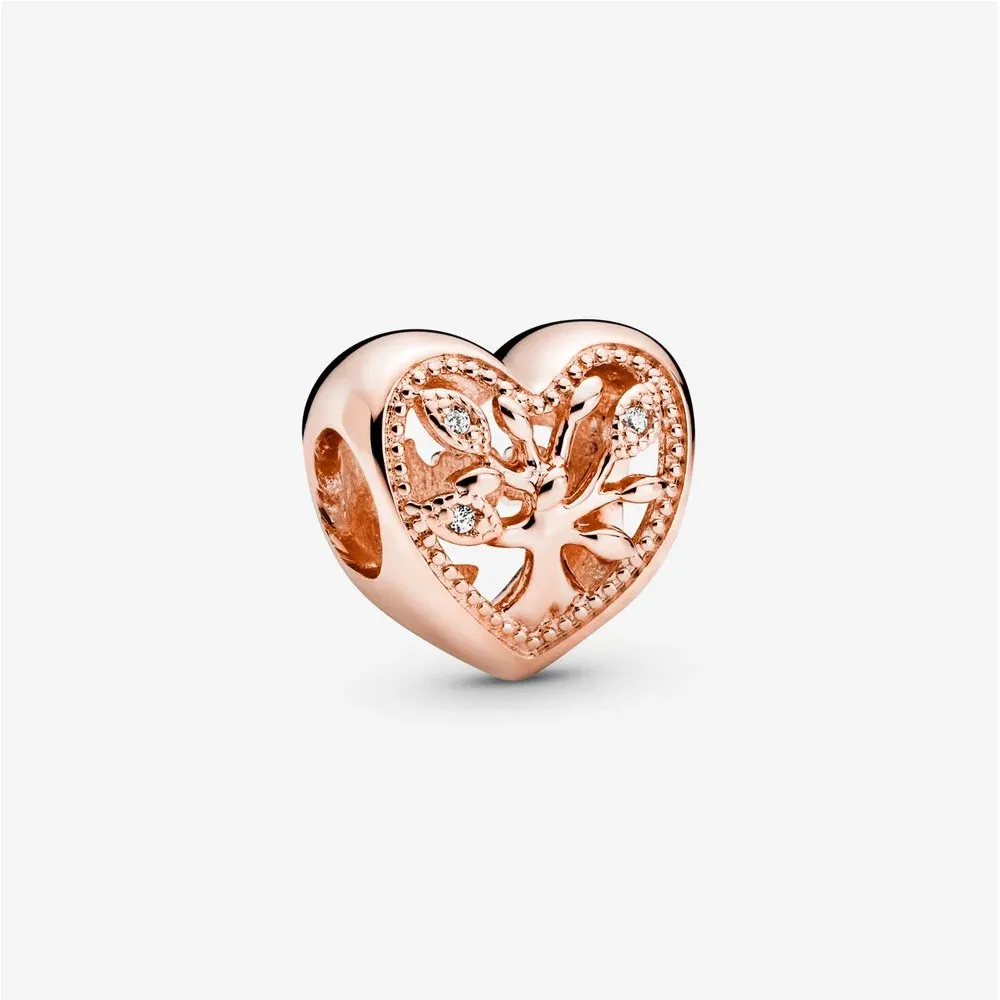 pandora åpent familietre hjerteformet charm 788826c01