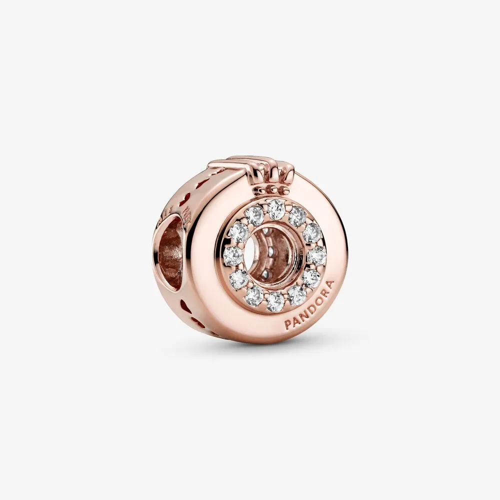 Pandora Åpent Senter Pavé Crown O Charm - 789059C01