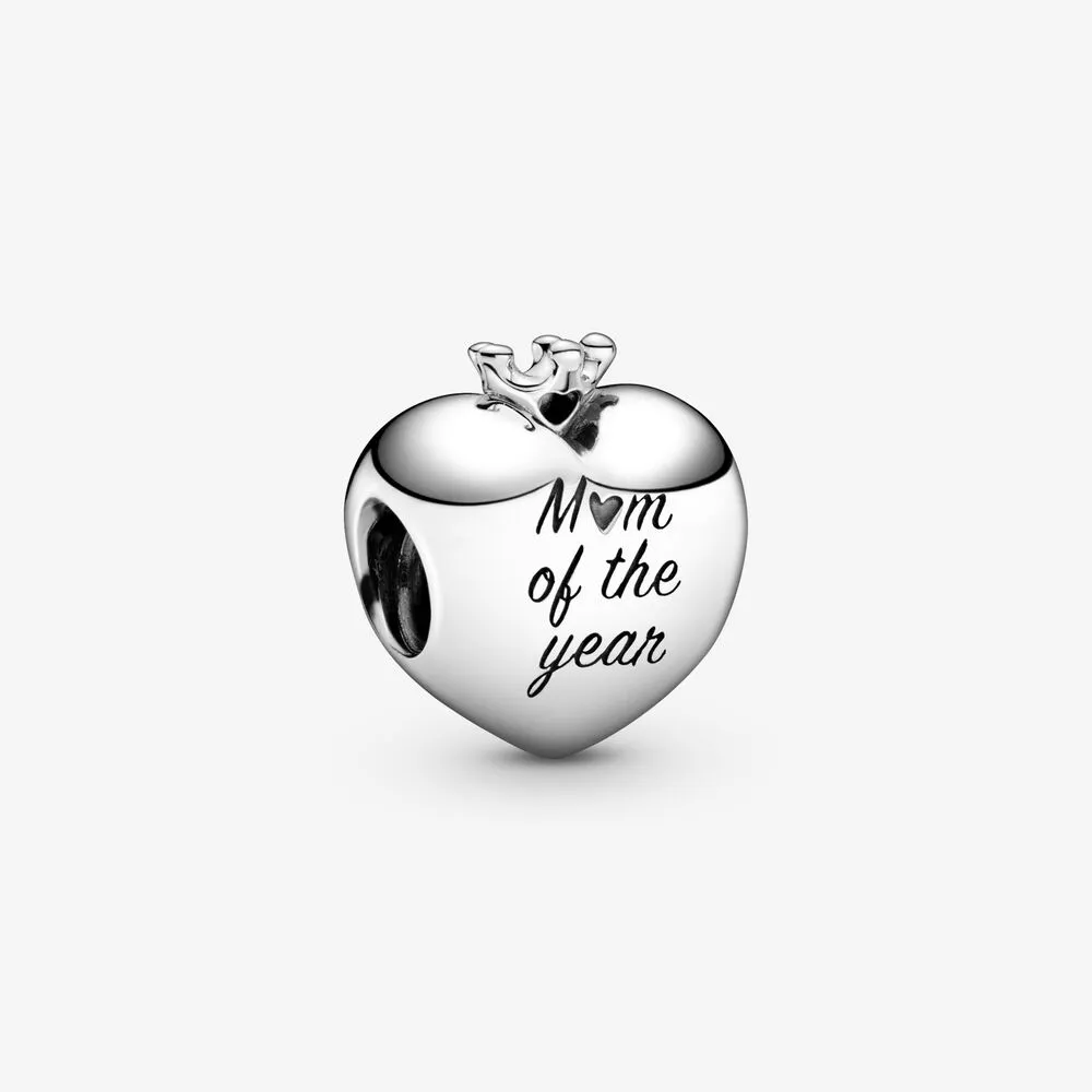 PANDORA Mom of The Year Heart Charm - 798823C00