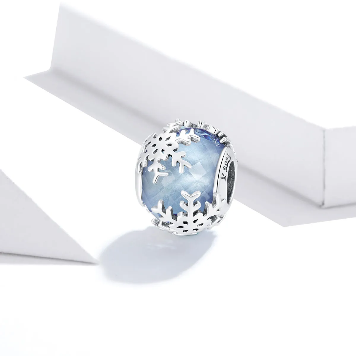 Pandora Style Crystal Snowflake Charm - SCC1666