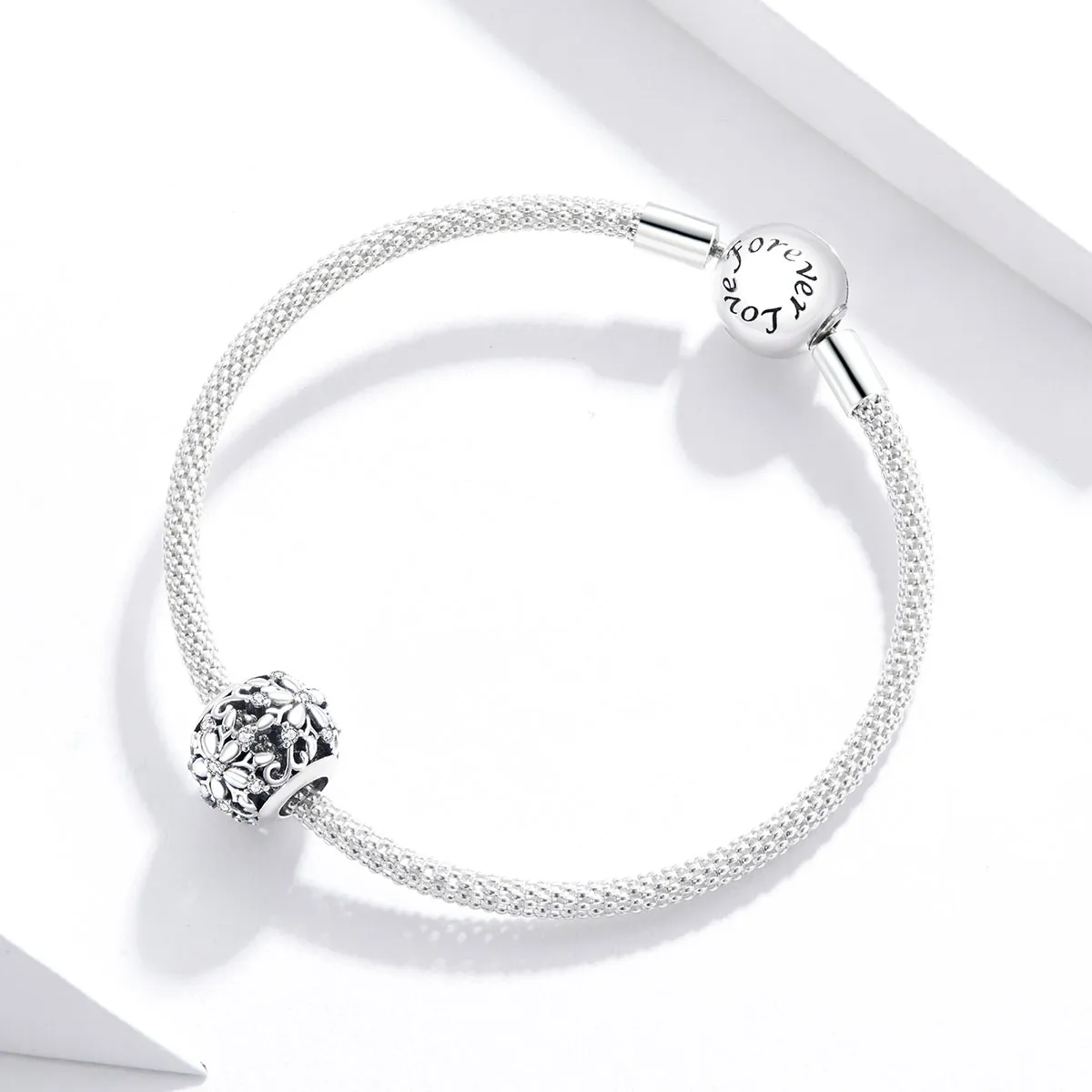 Pandora Style Openwork Snowflakes Charm - SCC1651