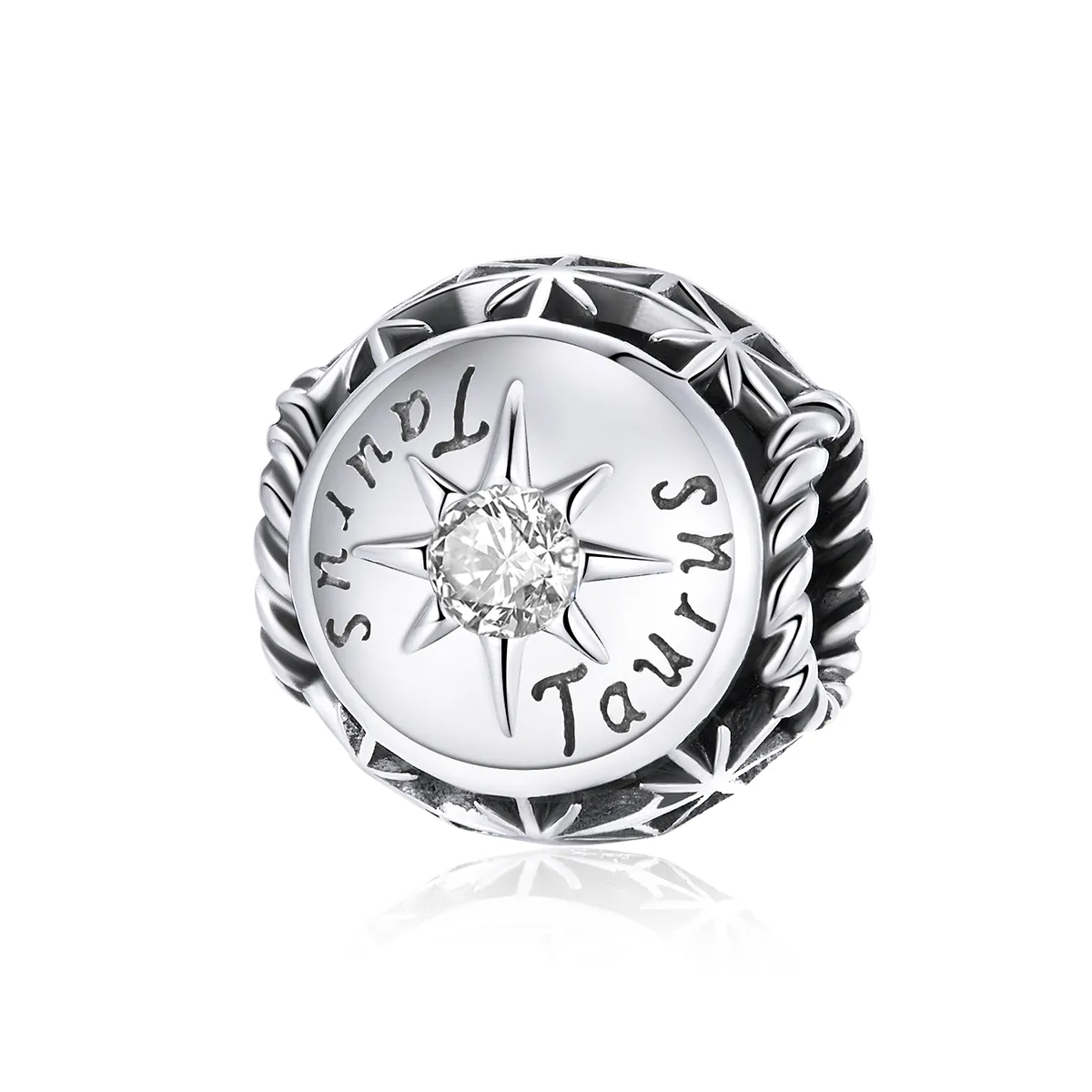 pandora style shining taurus charm scc1725 2