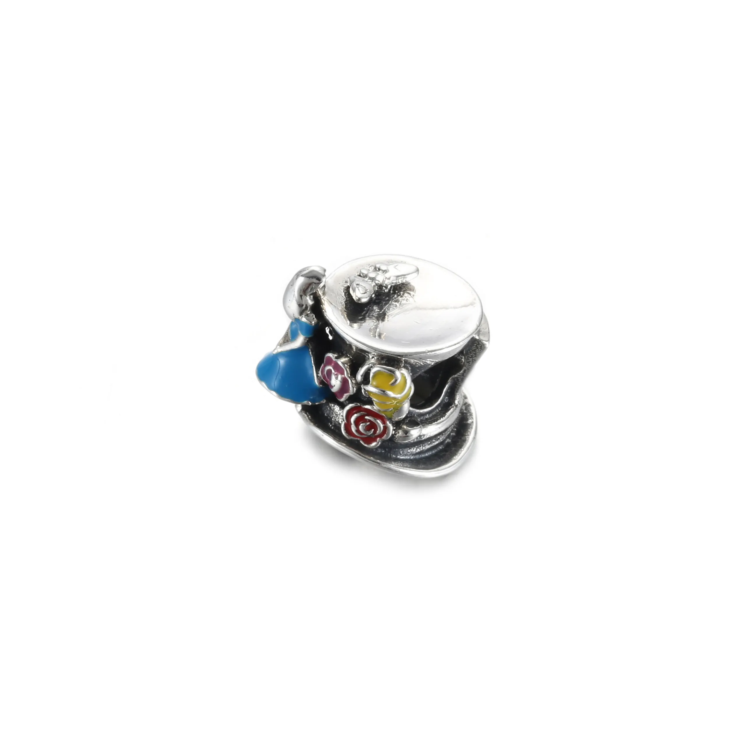 Pandora Disney Alice i Eventyrland og Mad Hatters Teselskap Charm - 799348C01