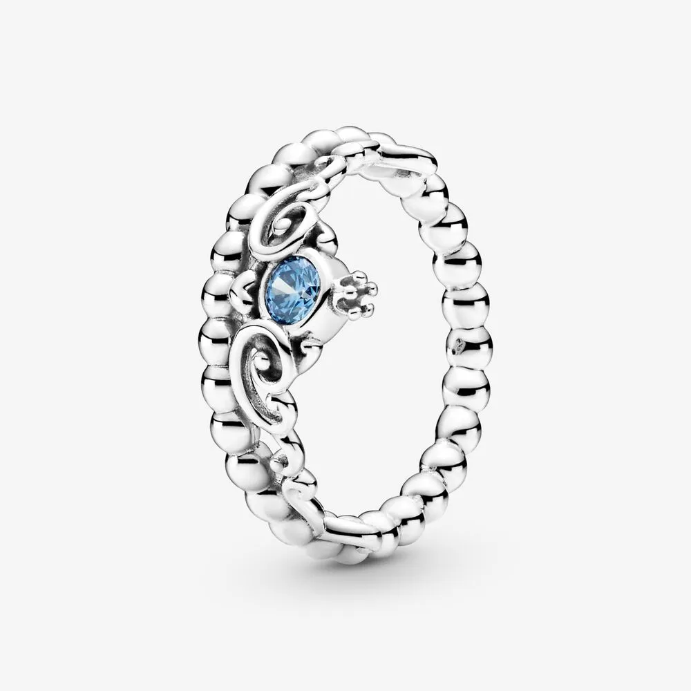 PANDORA Disney Cinderella Blue Tiara Ring - 199191C01