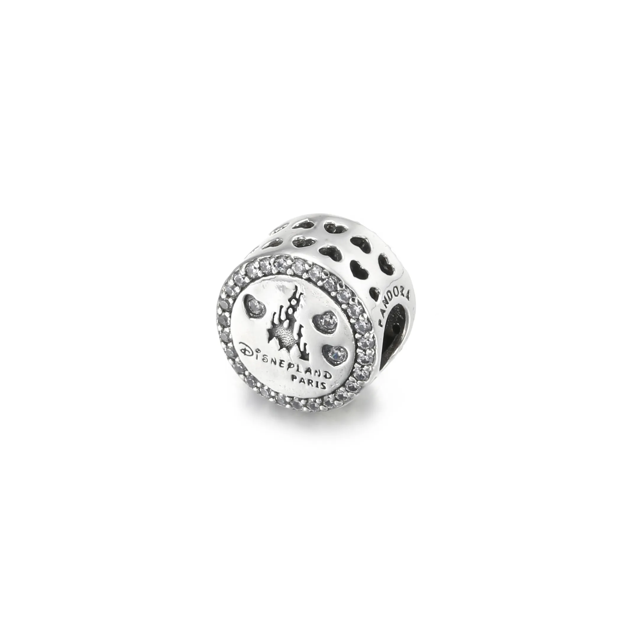 Pandora Disney Parks Disneyland Paris Mikke Mus og Minni Mus Eiffeltårnet Charm - 799283C01