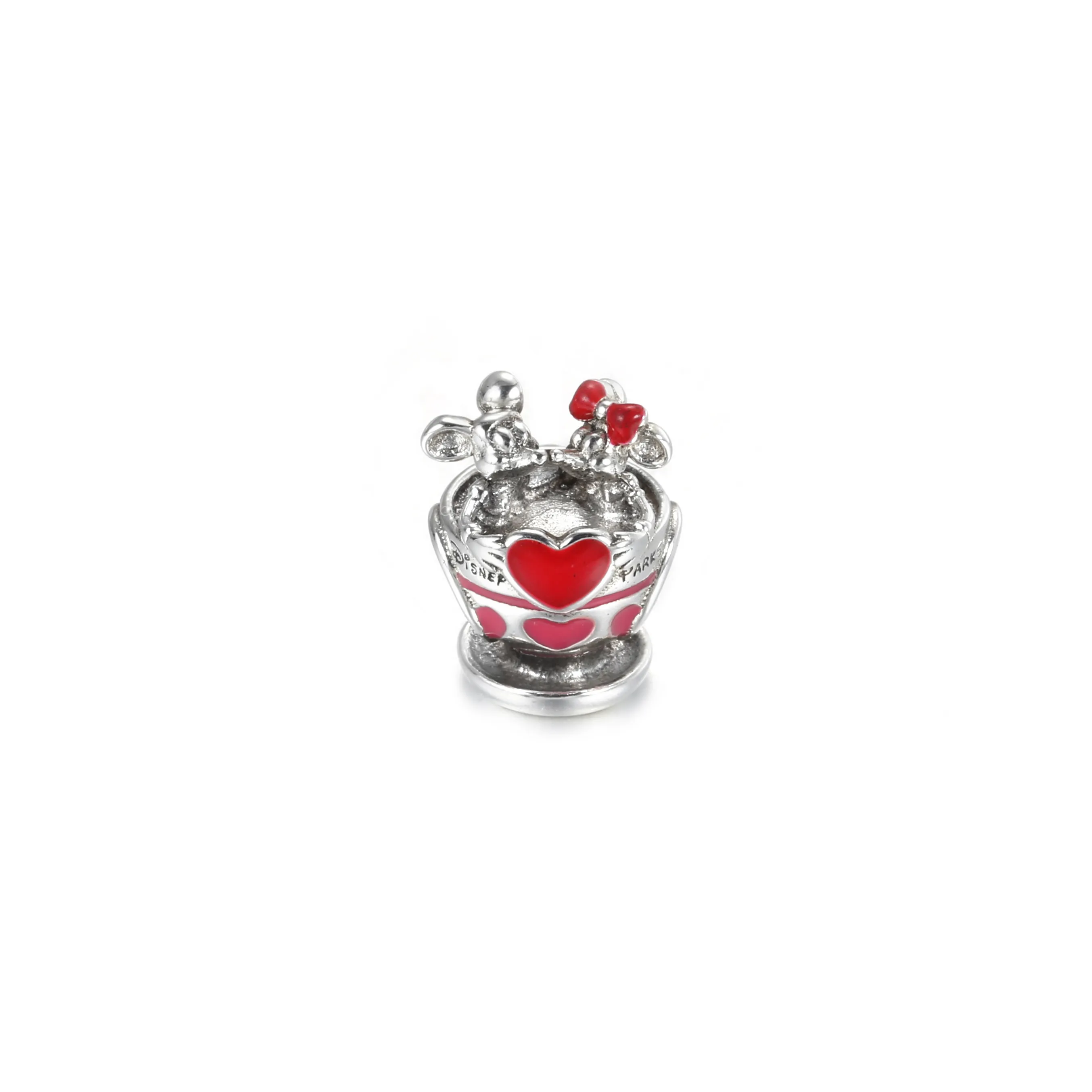 Pandora Disney Parks Mikke Mus og Minni Mus Tekopp Charm - 799265C01