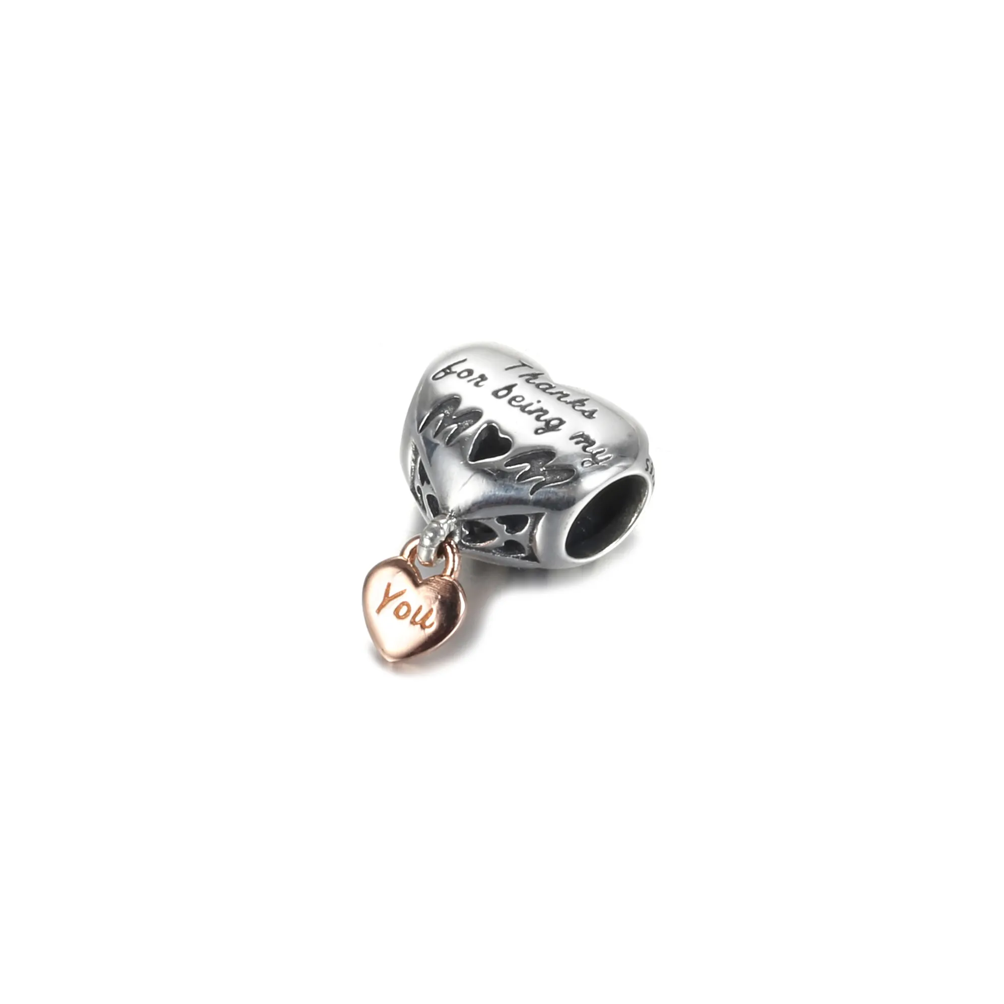 Pandora Elsk din mor Hjerteformet Charm - 788830C00