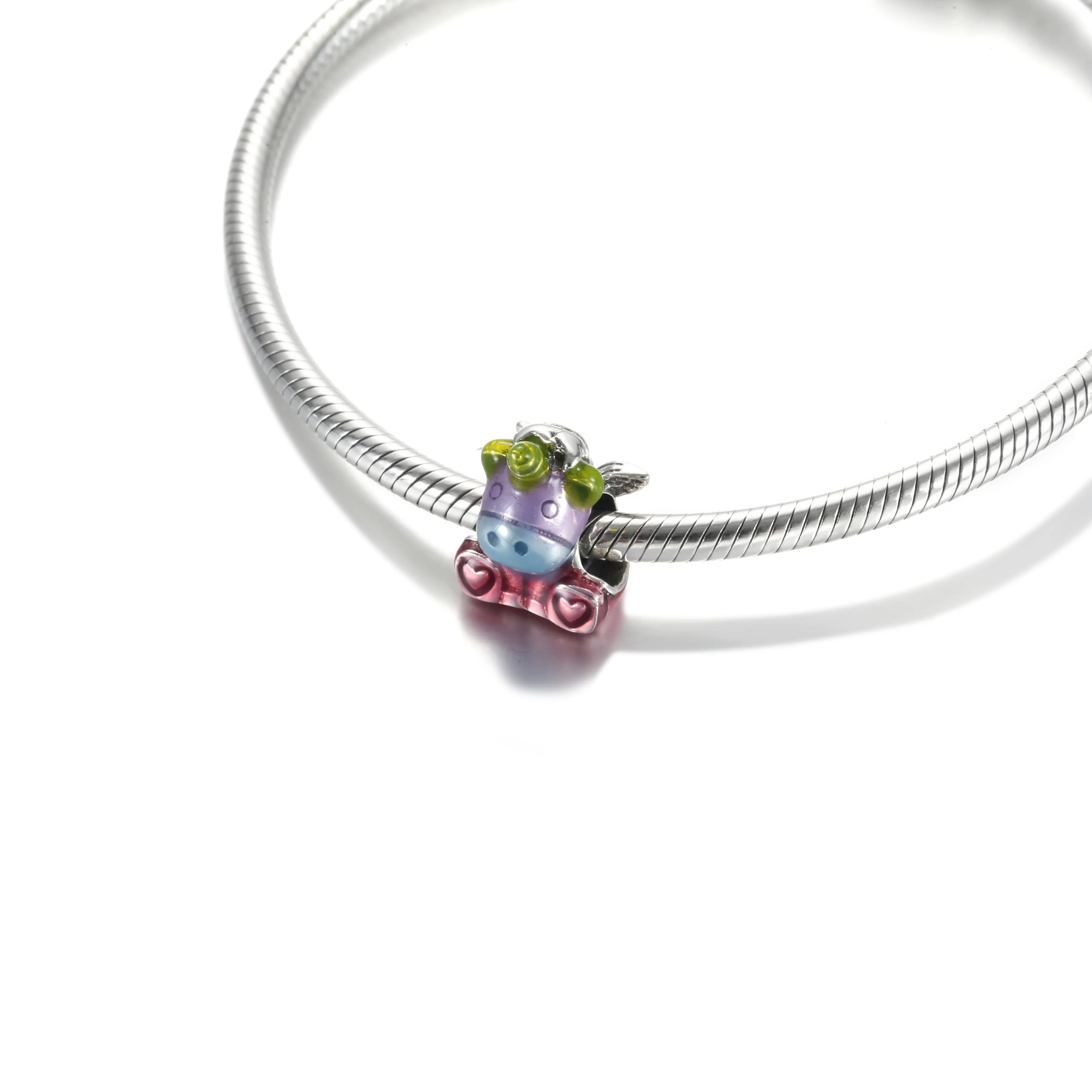 Pandora Fargerik Regnbue Neshornet Bruno Charm - 799353C01