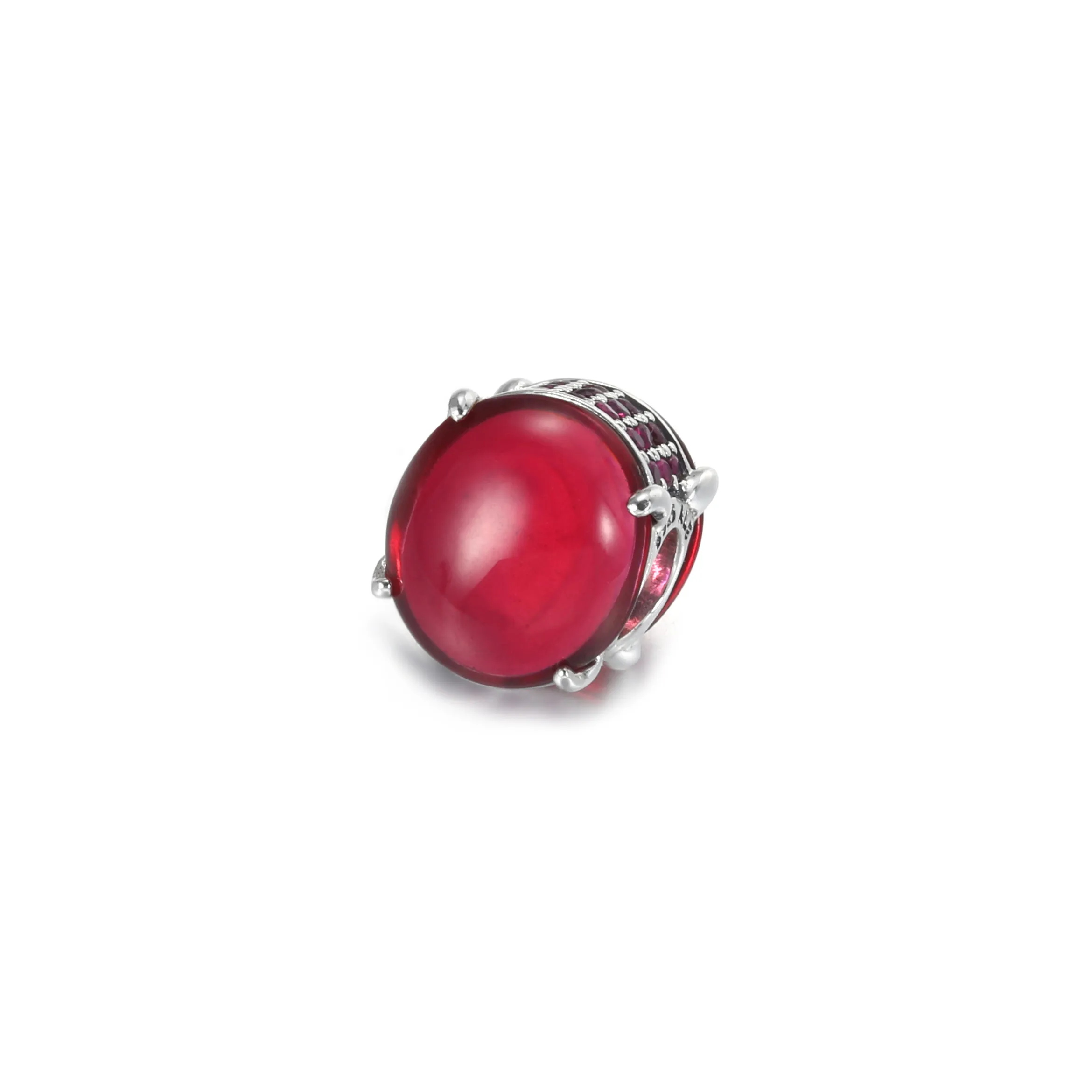 Pandora Fuksia Rose Oval Cabochon Charm - 799309C01