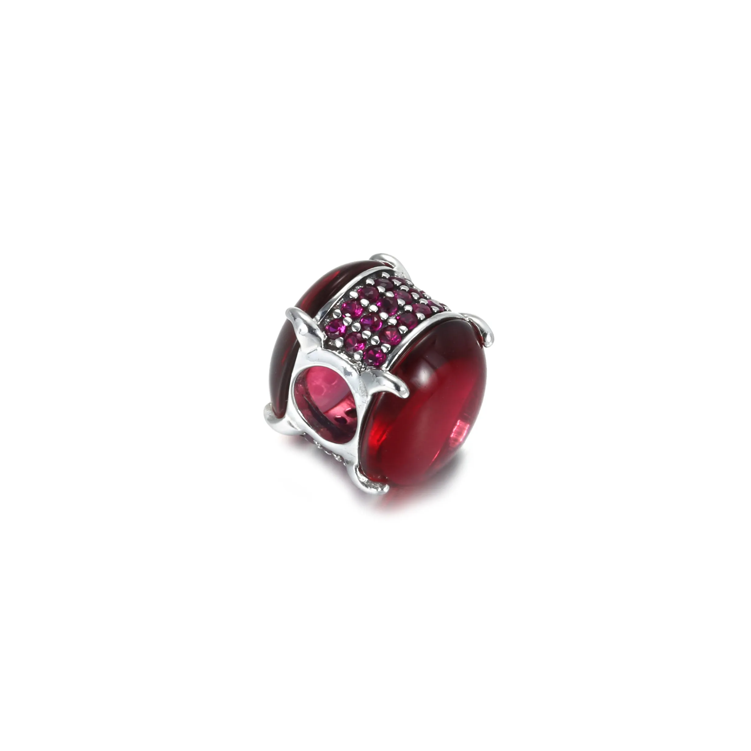 Pandora Fuksia Rose Oval Cabochon Charm - 799309C01