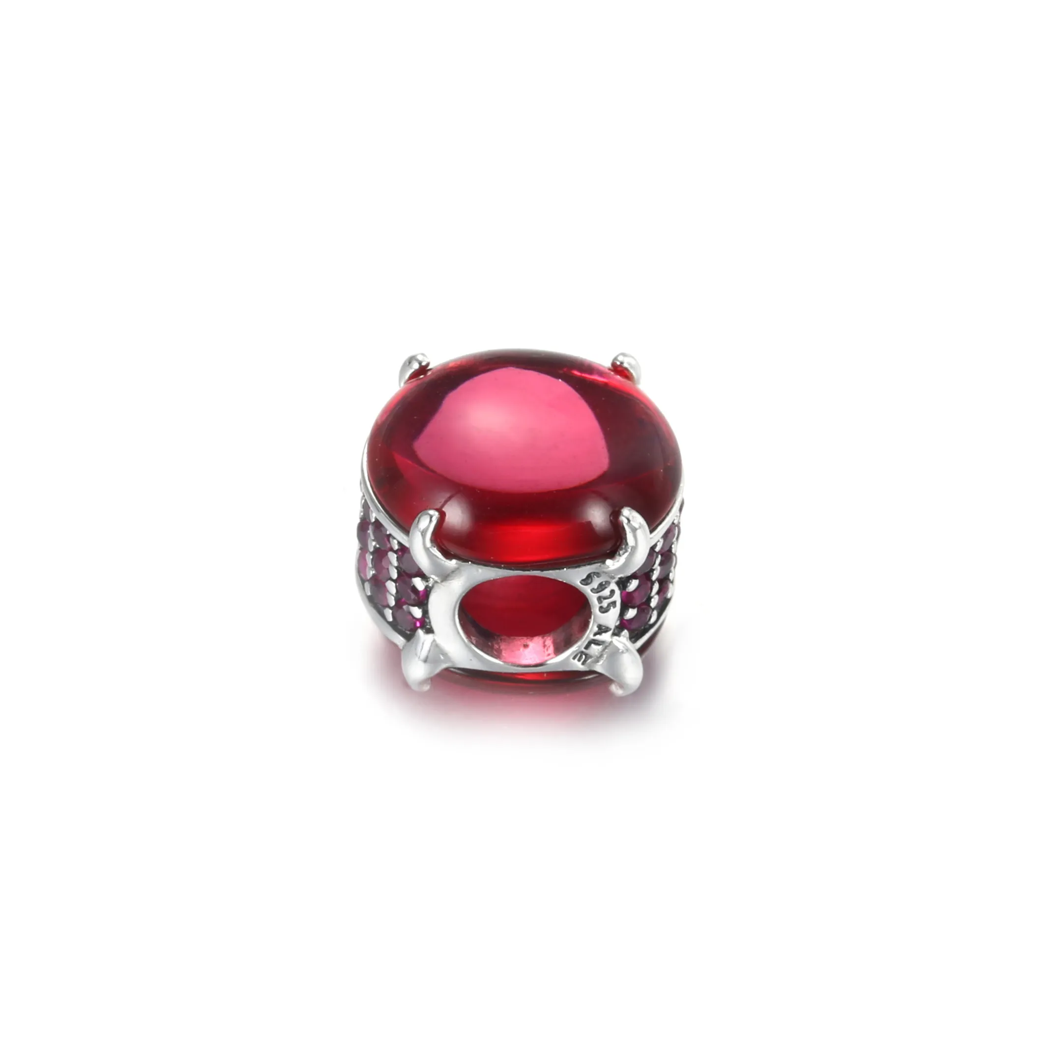 Pandora Fuksia Rose Oval Cabochon Charm - 799309C01