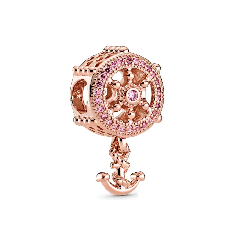 Pandora Funklende Ror og Anker Charm - 789017C01