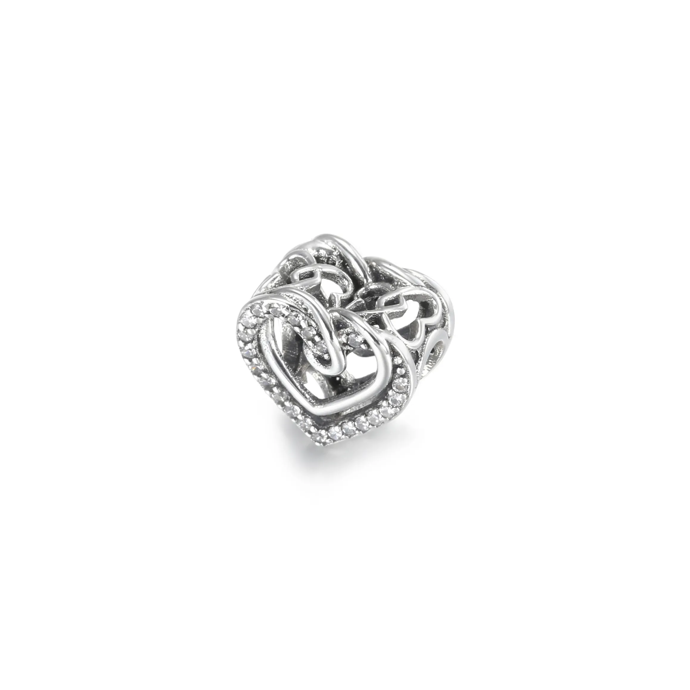 Pandora Funklende Sammenflettede Hjerter Charm - 799270C01