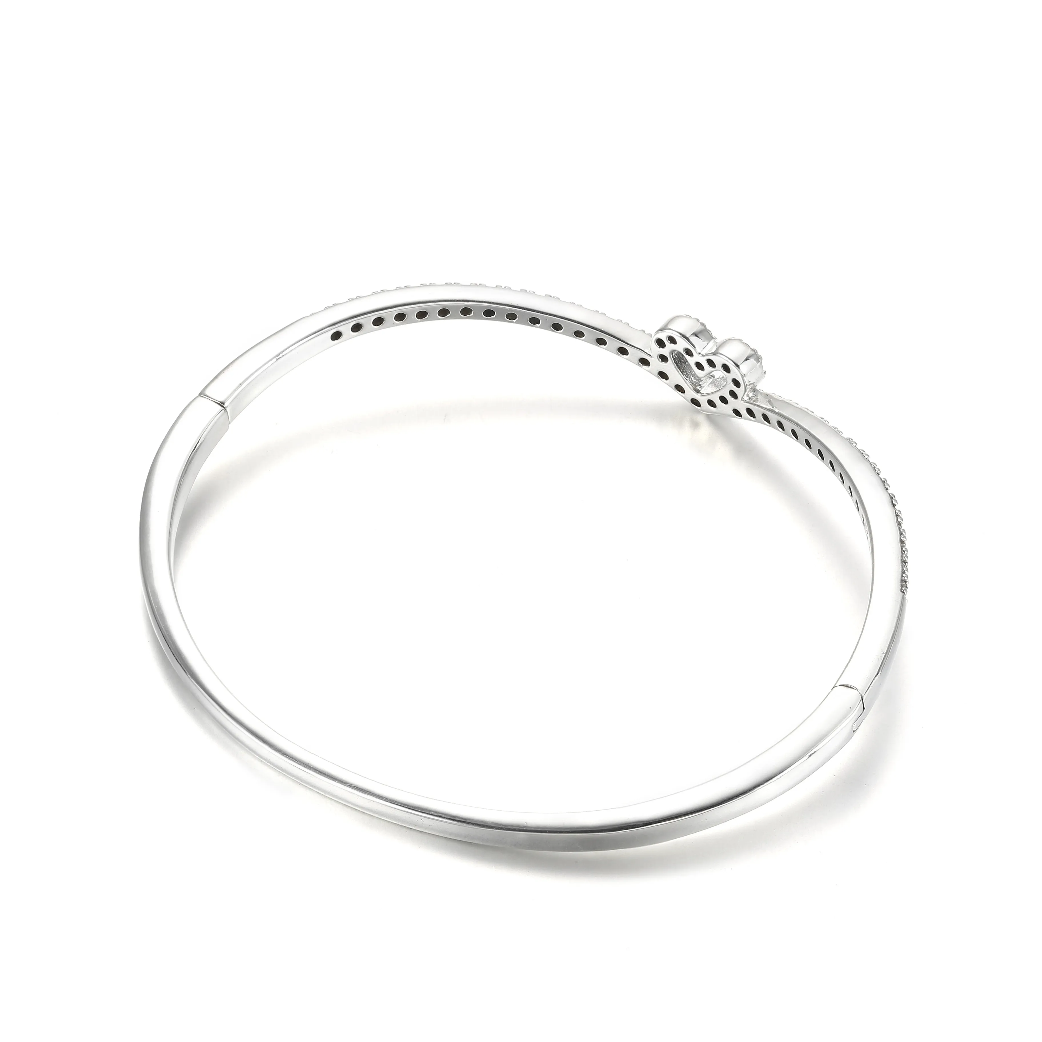 Pandora Funklende Ønskebeinhjerte Bangle - 599297C01