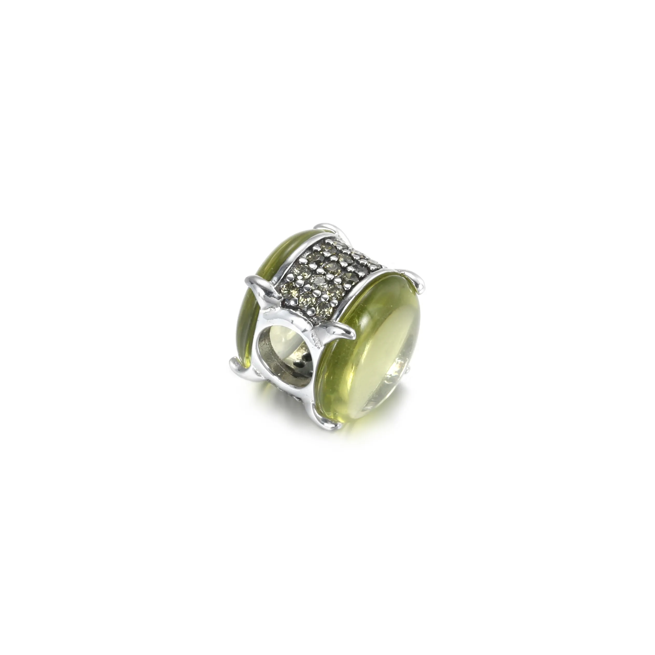 Pandora Grønn Oval Cabochon Charm - 799309C02