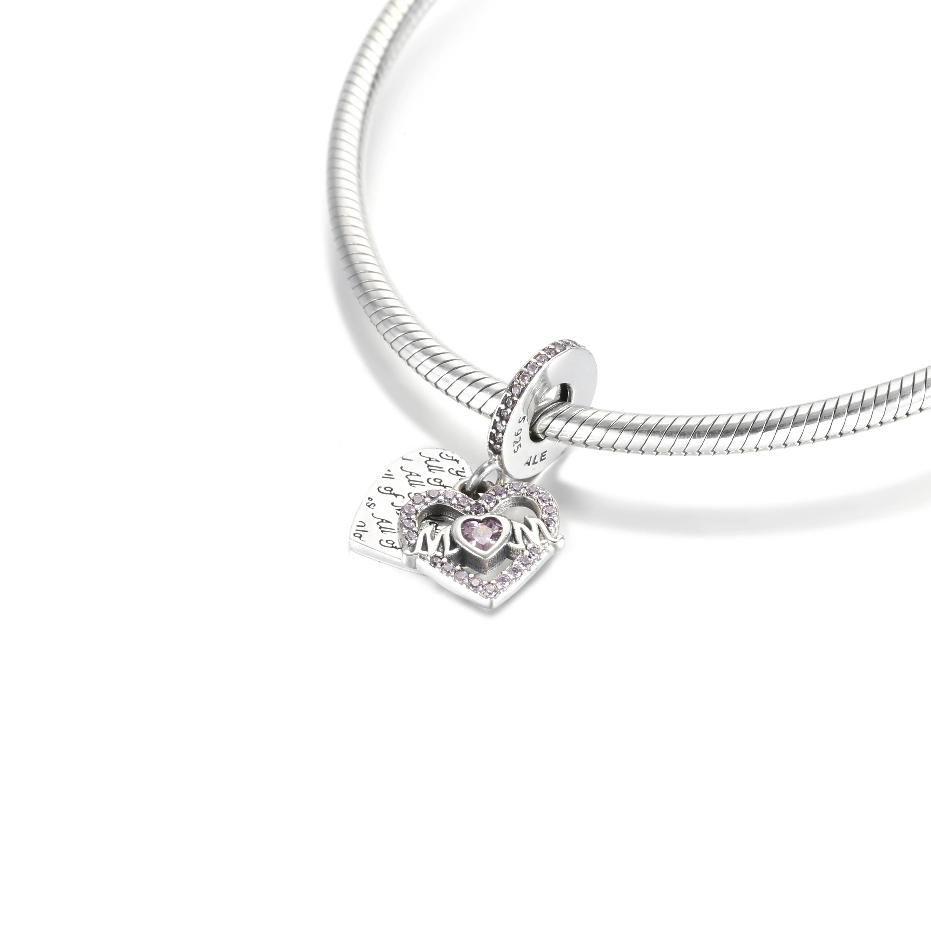 Pandora Hjerte og Mor Hengende Charm - 799402C01