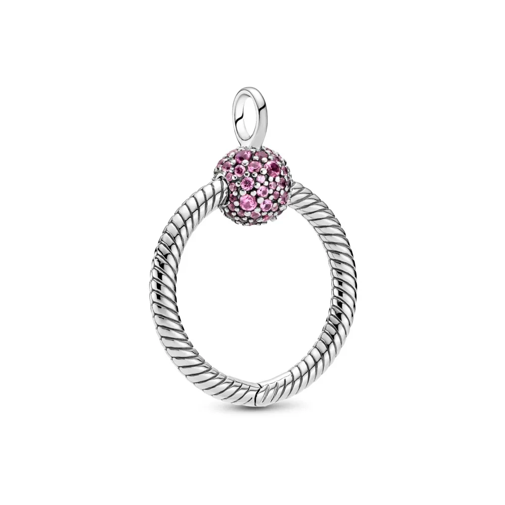 Pandora Moments Lite Rosa Pavé O Anheng - 399097C02