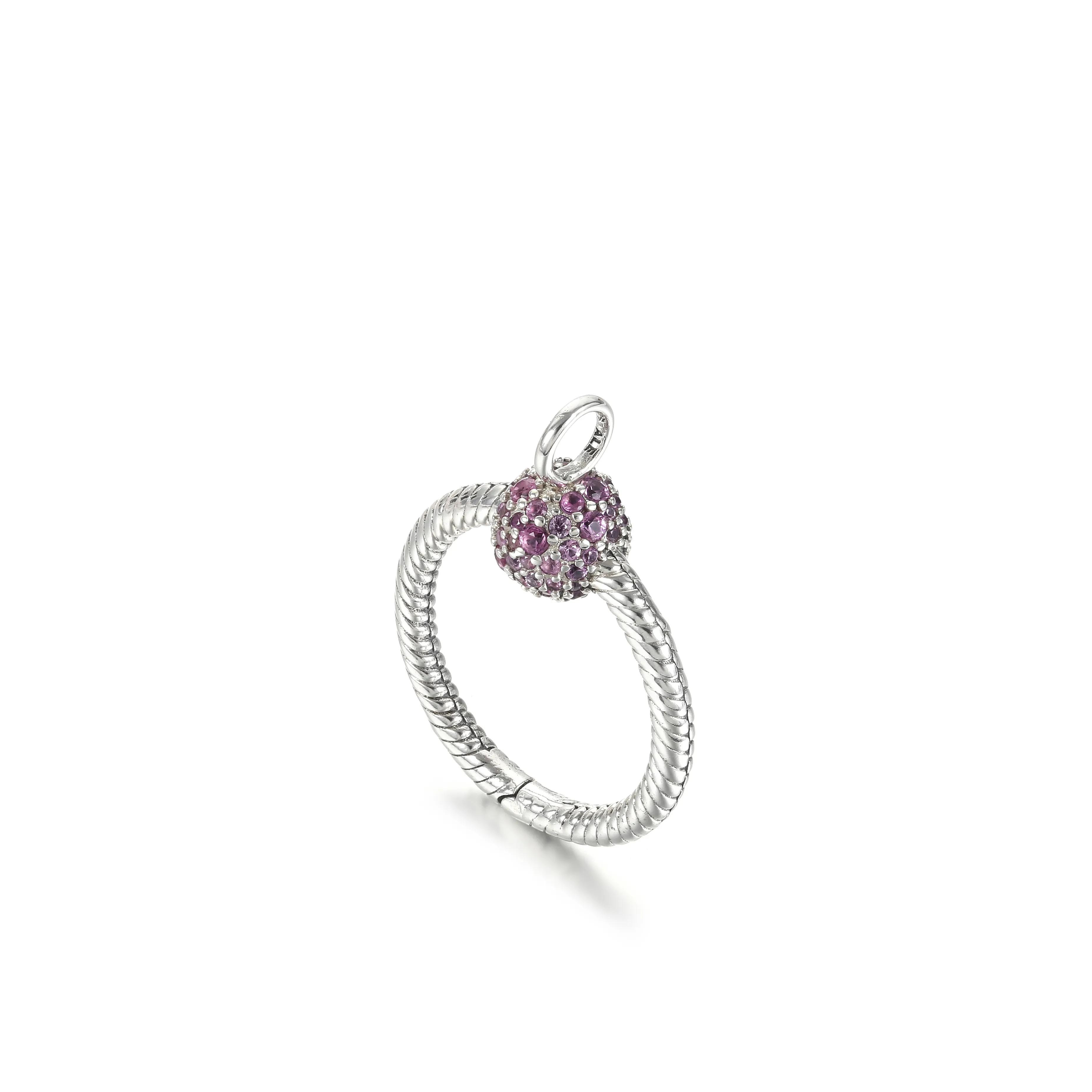 Pandora Moments Lite Rosa Pavé O Anheng - 399097C02