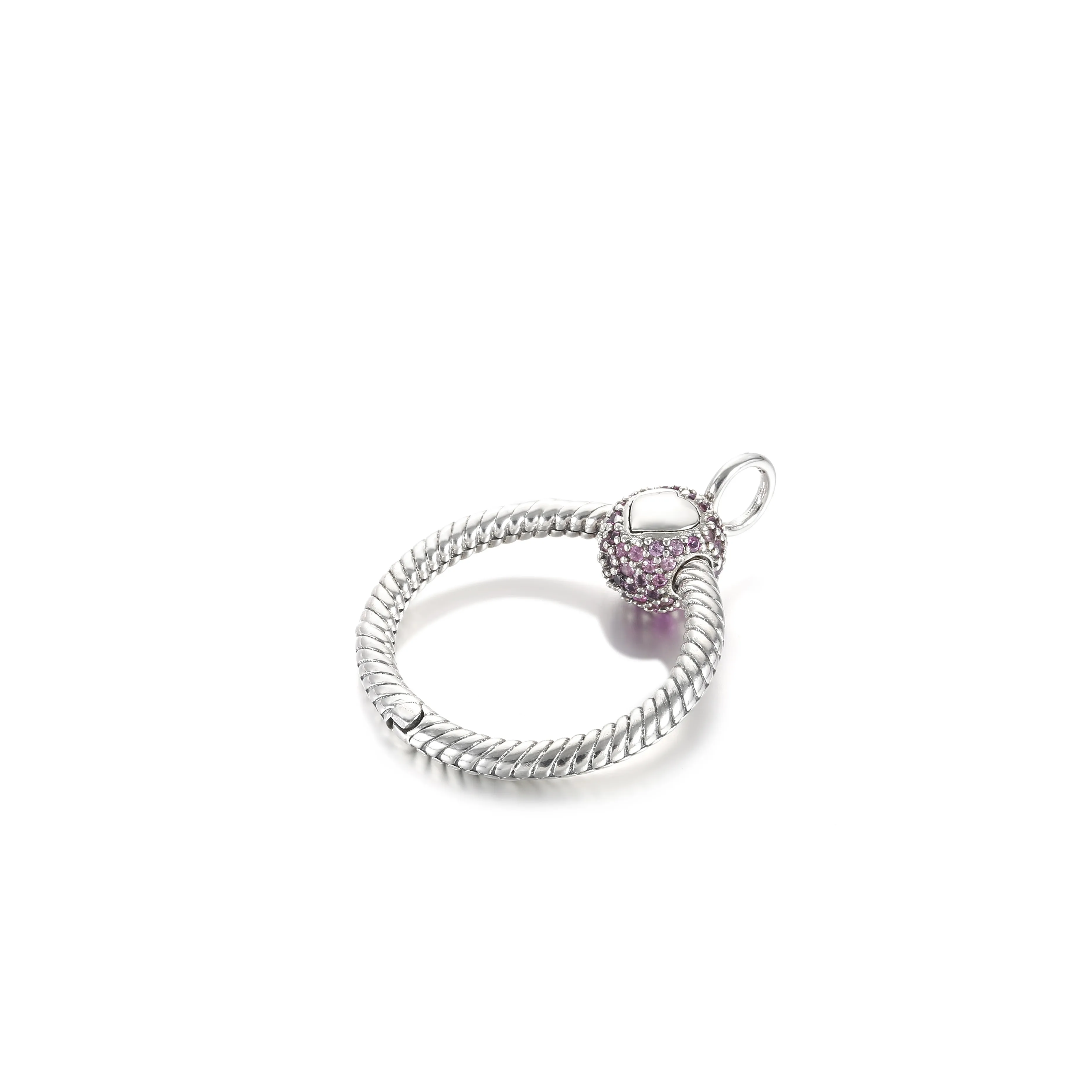 Pandora Moments Lite Rosa Pavé O Anheng - 399097C02