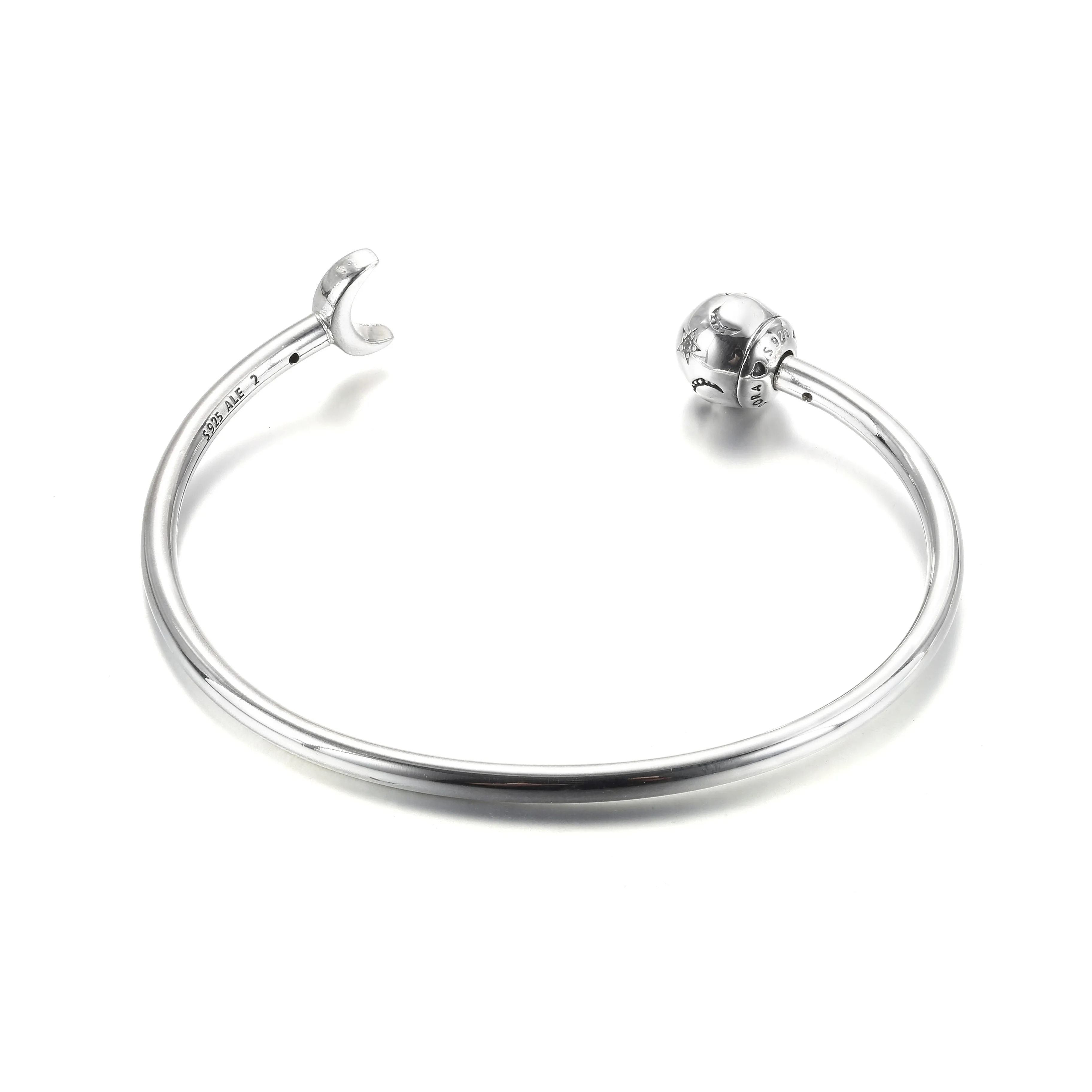 Pandora Moments Måne og Stjerne Åpent Bangle - 599120C01