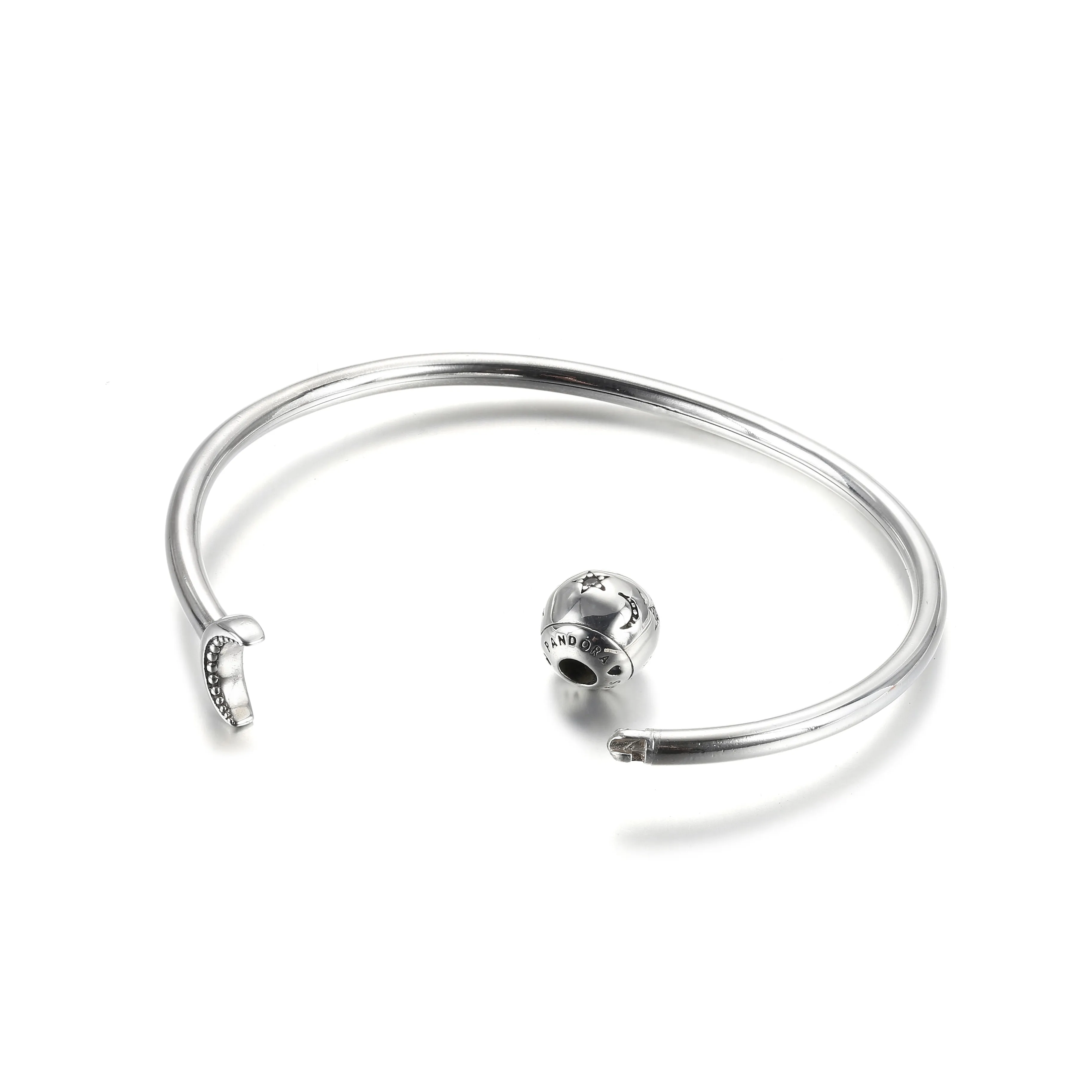 Pandora Moments Måne og Stjerne Åpent Bangle - 599120C01