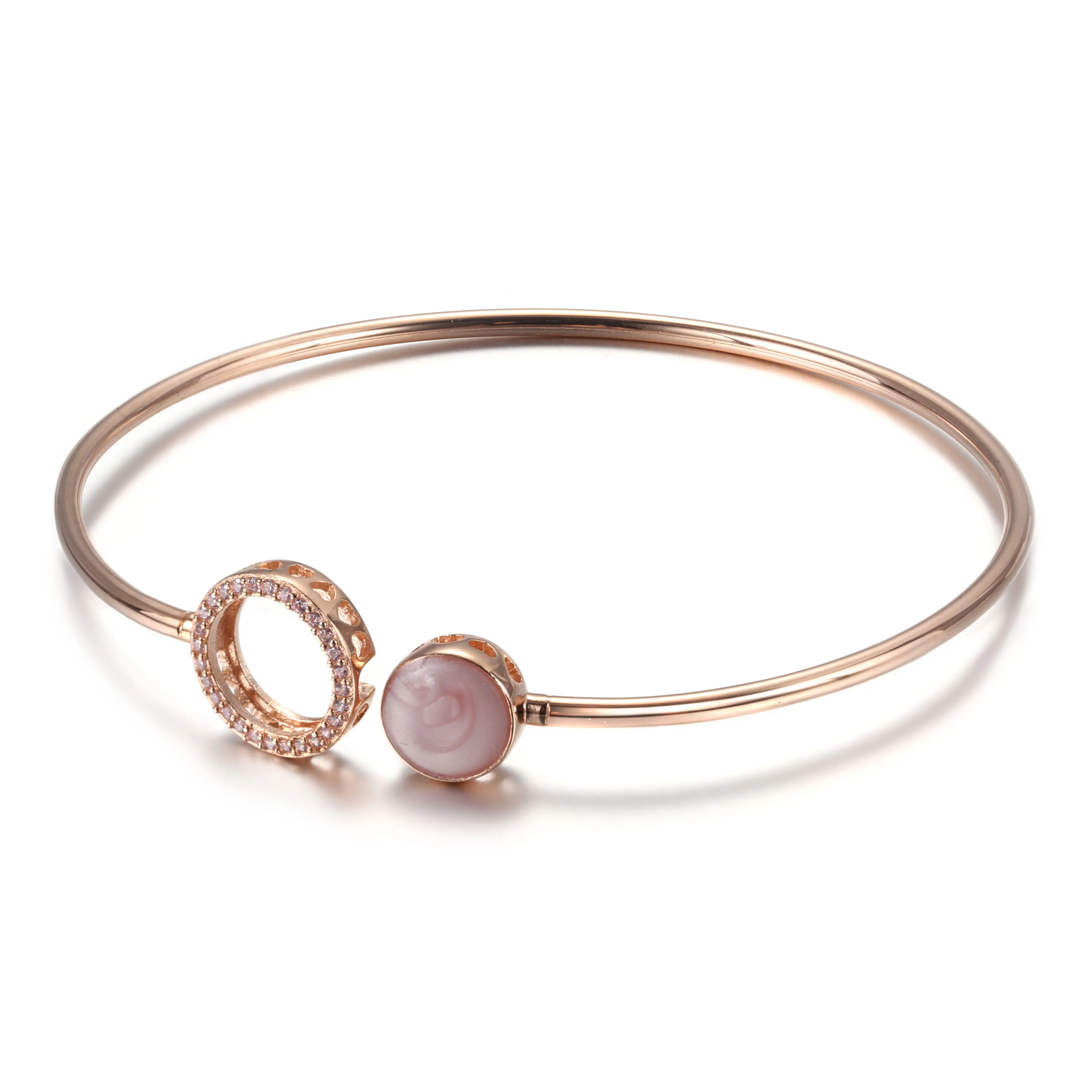 PANDORA Pink Swirl Bangle - 589287C01