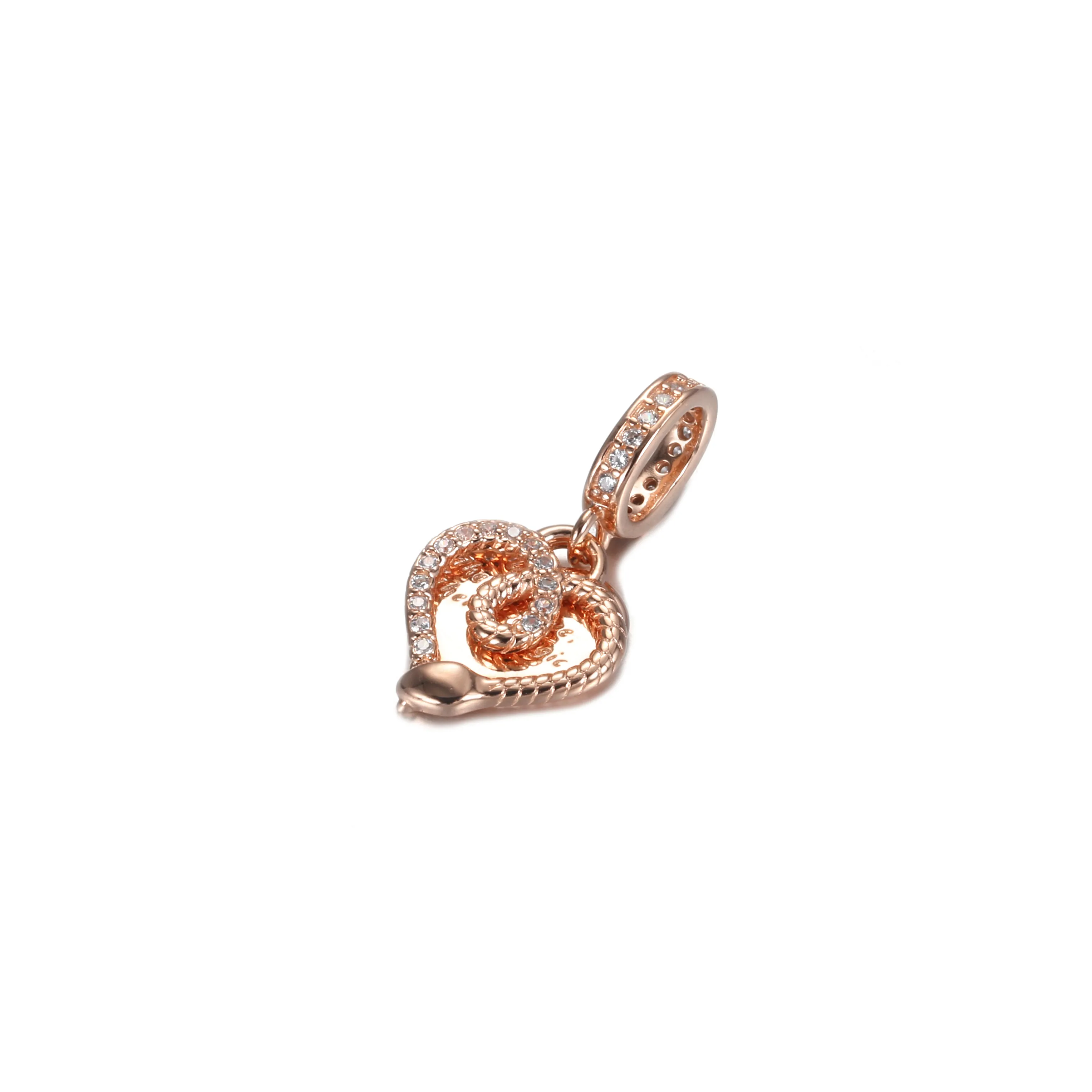 PANDORA Snake & Heart Dingle Charm - 789086C01