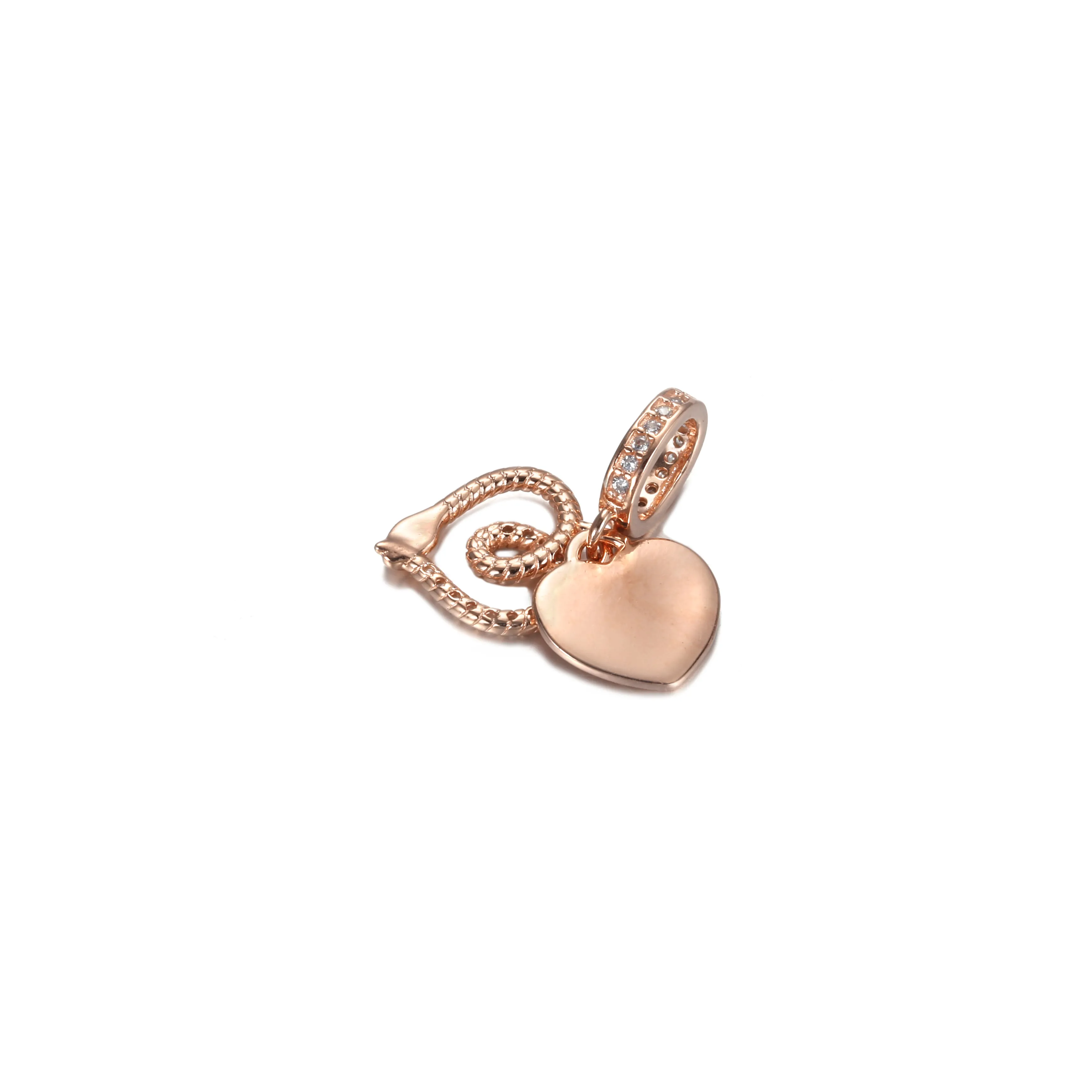 PANDORA Snake & Heart Dingle Charm - 789086C01