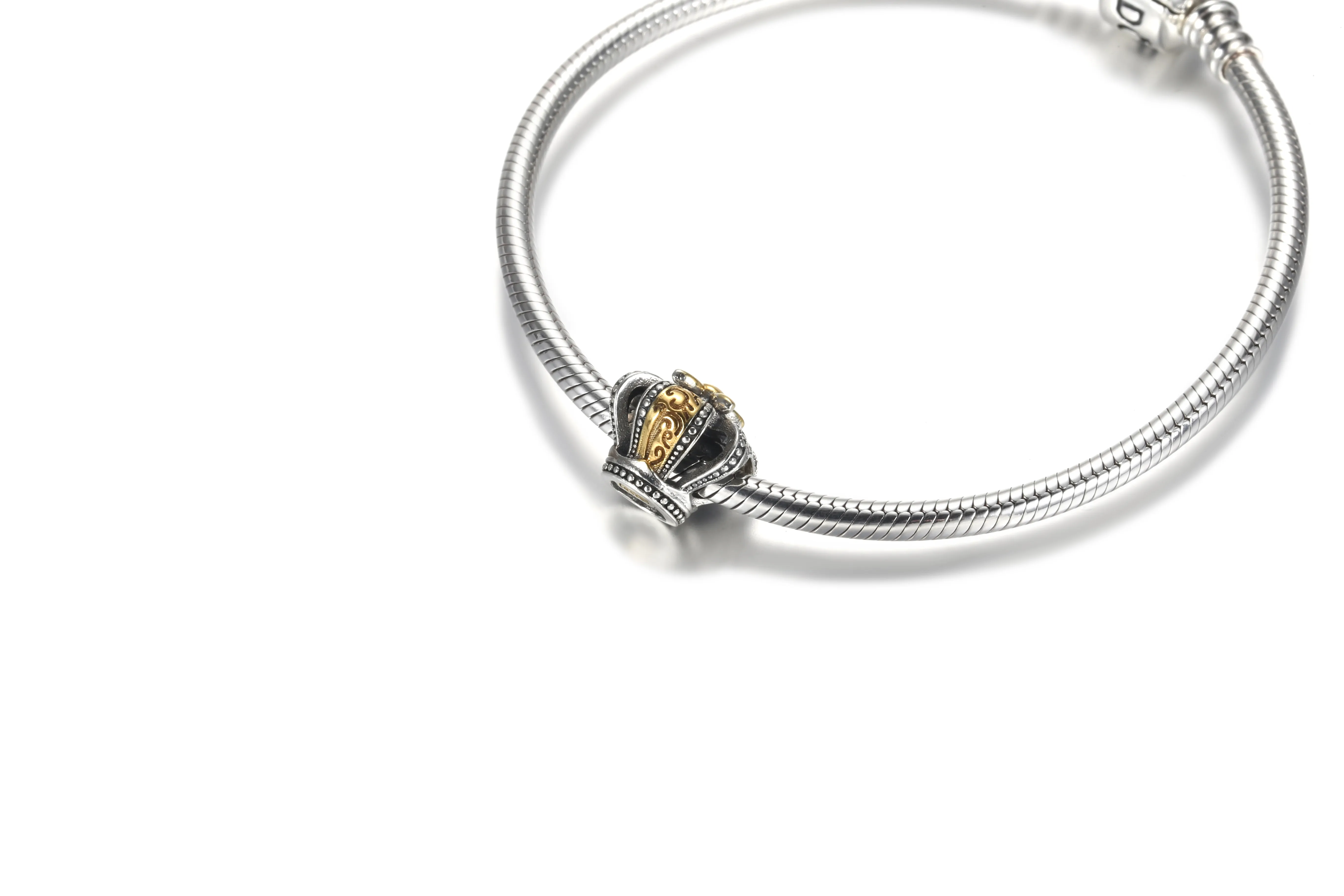 PANDORA Two-tone Regal Crown Charm - 799340C00