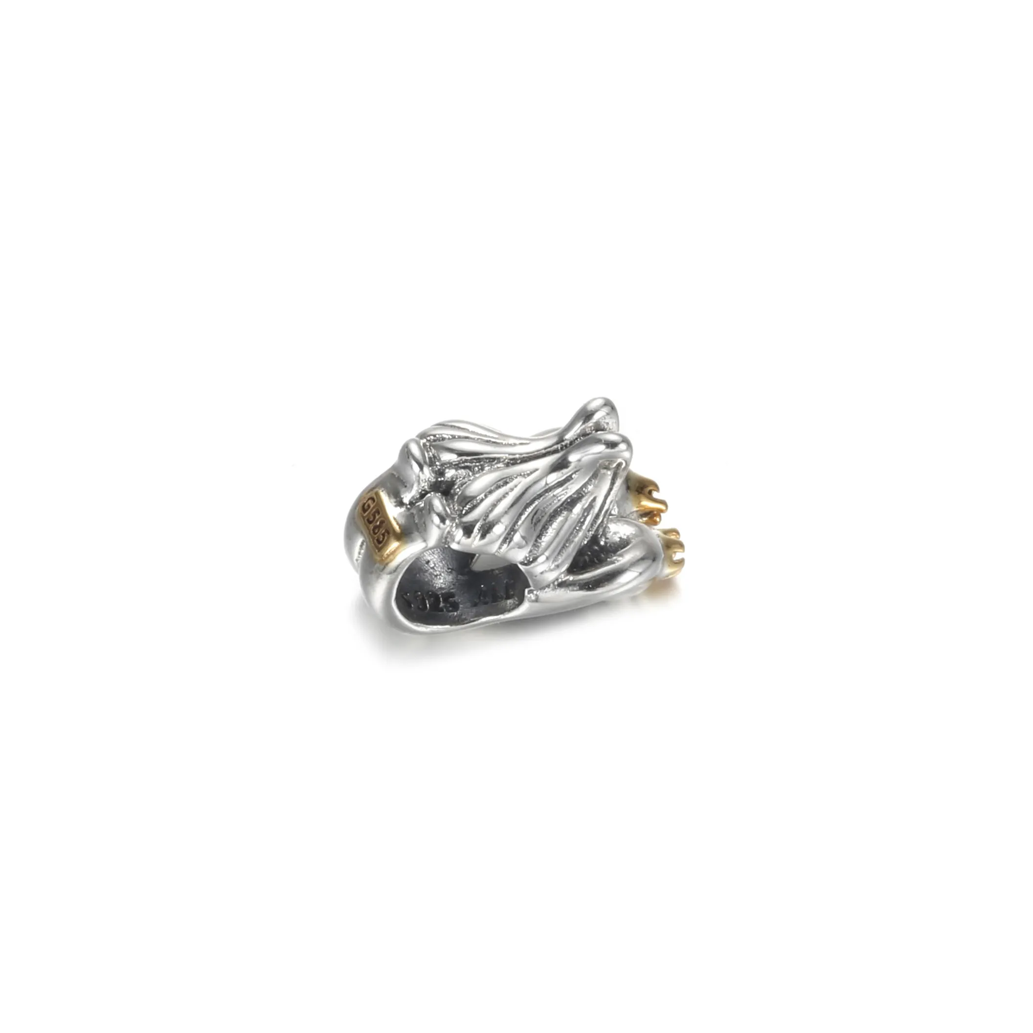 Pandora Tofarget Svaner og Hjerter Charm - 799315C00