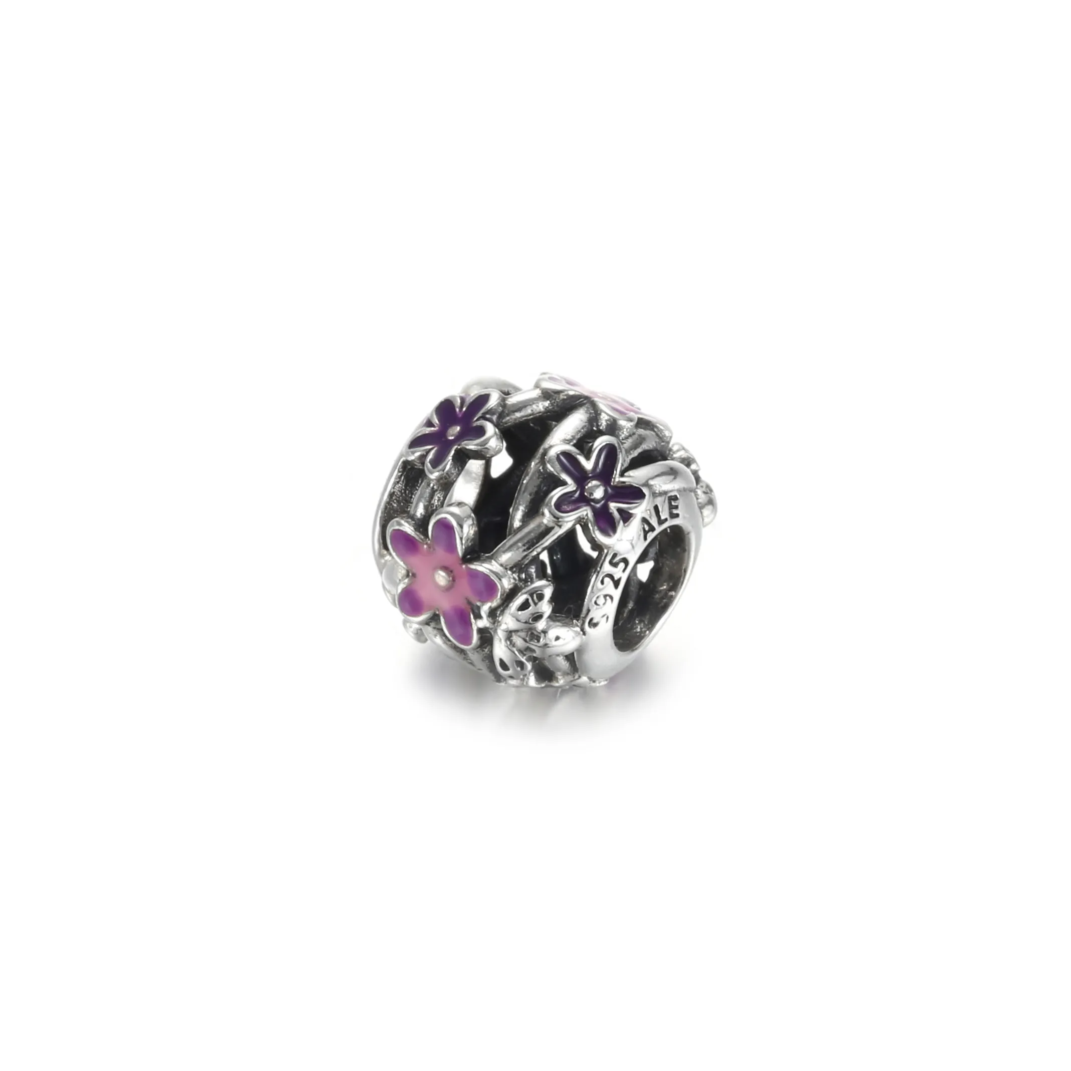 Pandora Åpen Lilla Tusenfryd Charm - 798772C02