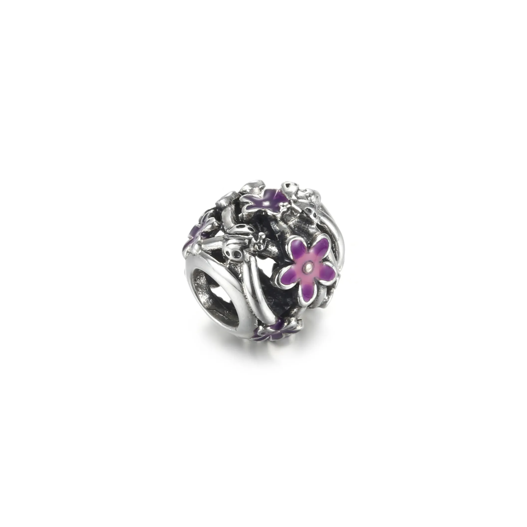 Pandora Åpen Lilla Tusenfryd Charm - 798772C02