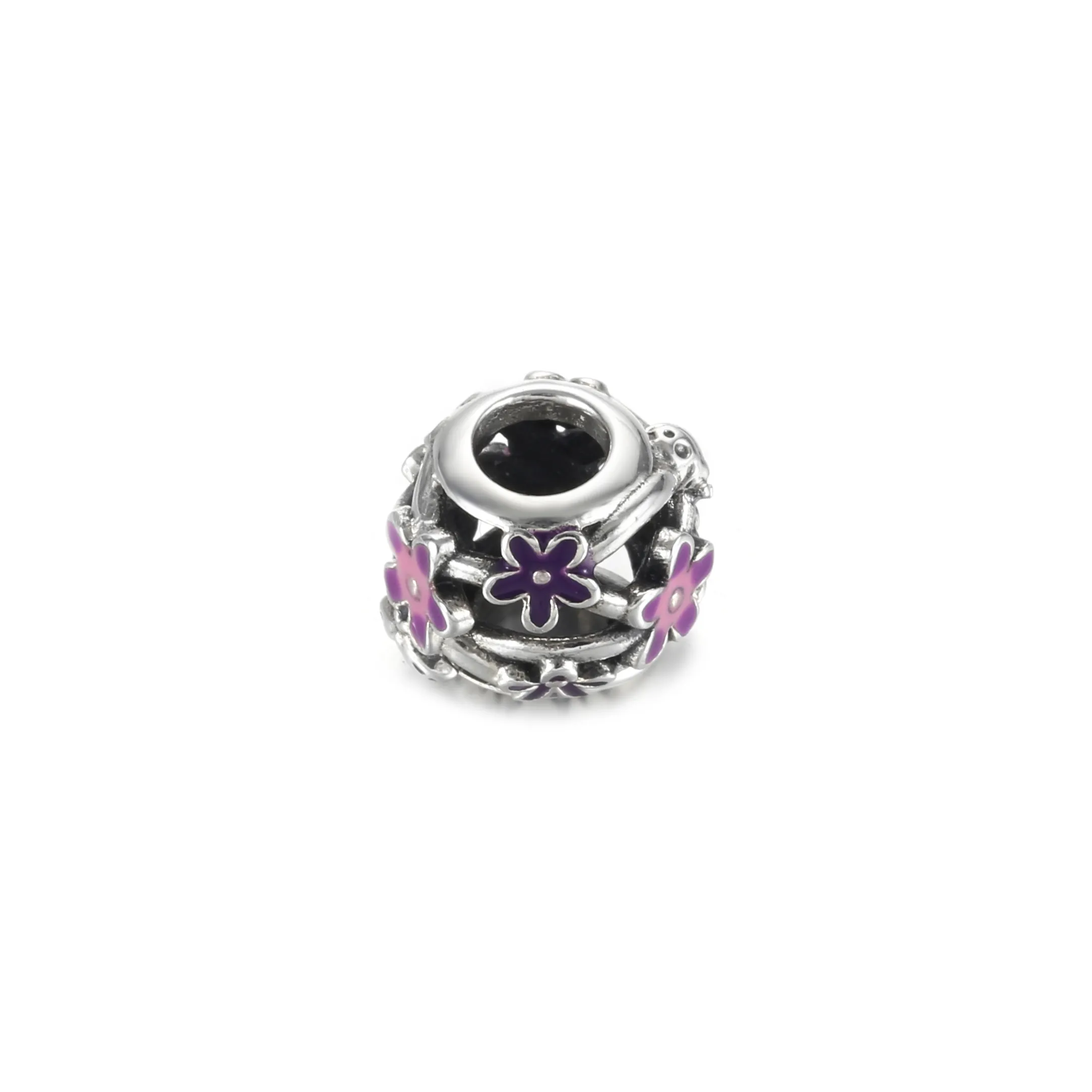 Pandora Åpen Lilla Tusenfryd Charm - 798772C02