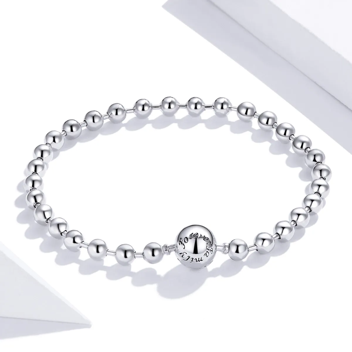 Pandora Style Silver Silver Ball armbånd - SCB208