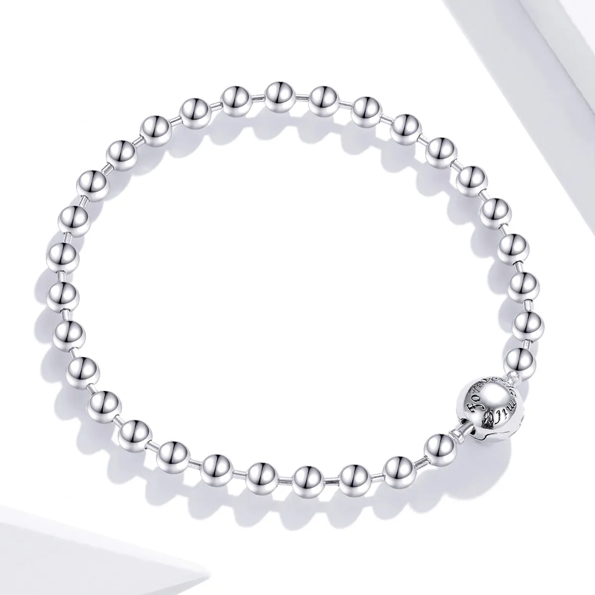 Pandora Style Silver Silver Ball armbånd - SCB208