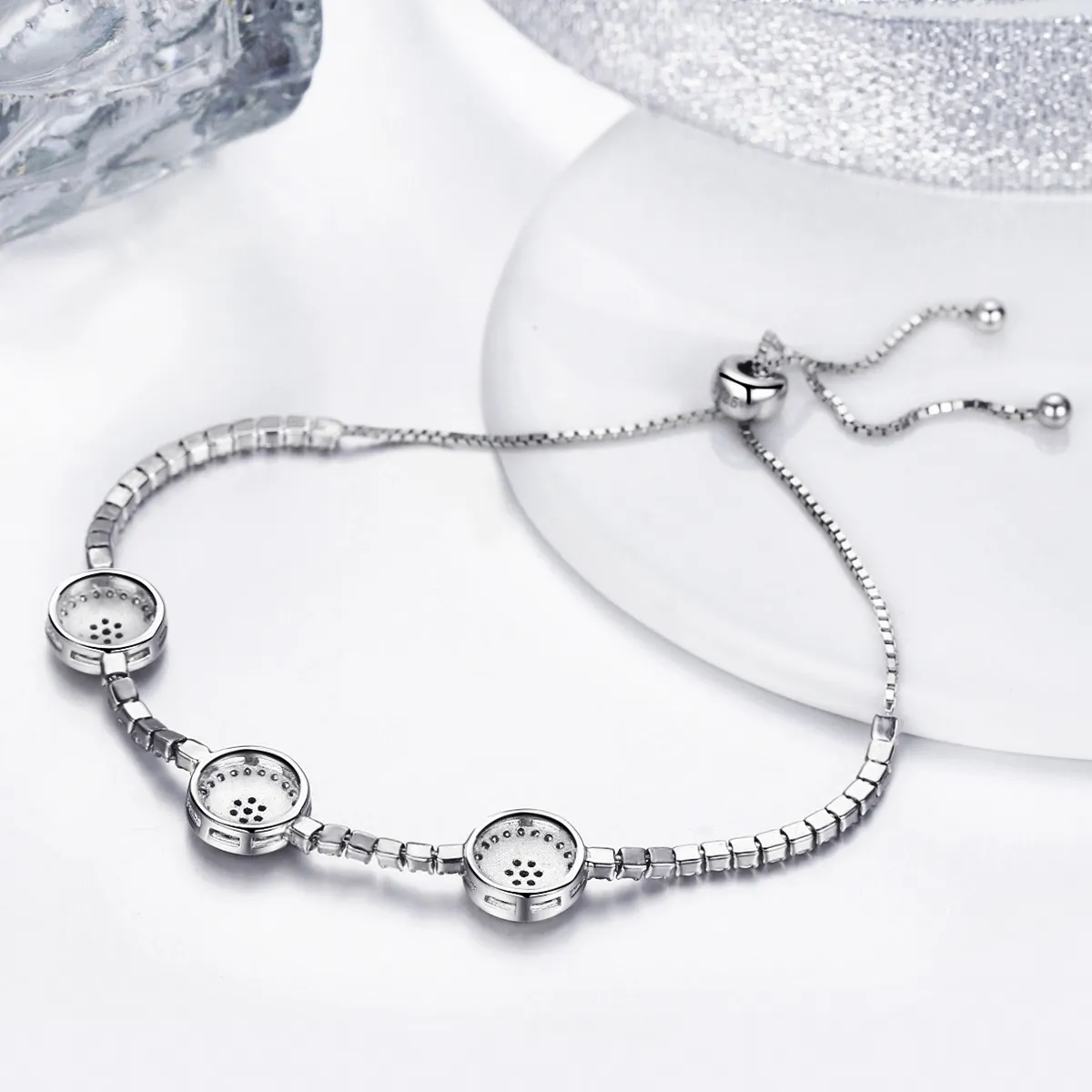 Pandora Style Silver Guardian armbånd - SCB002