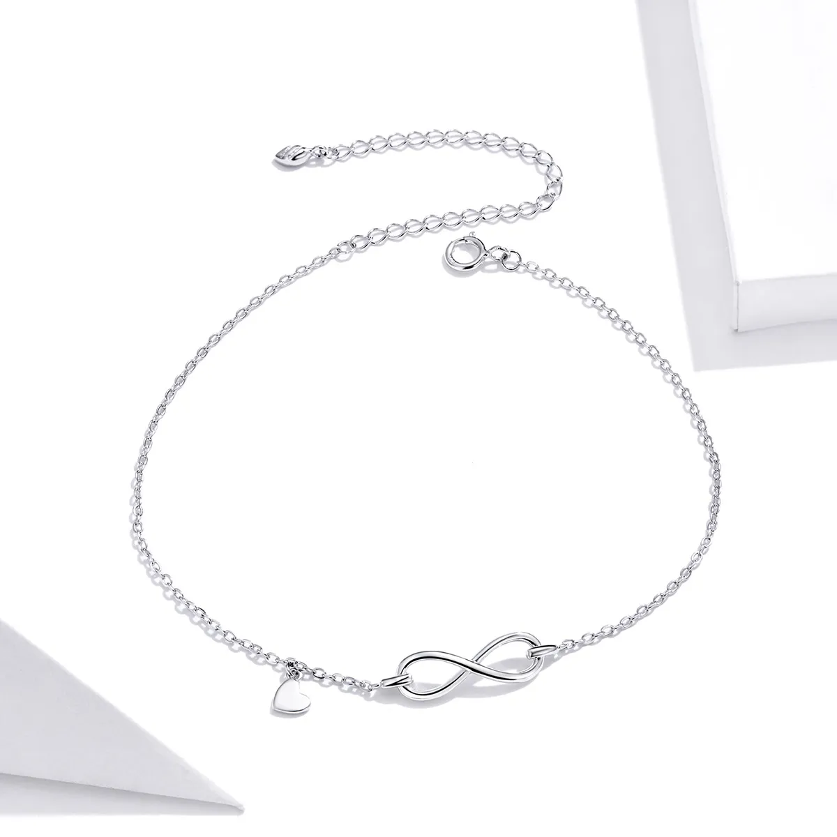 Pandora Style Silver Infinity armbånd - SCT019