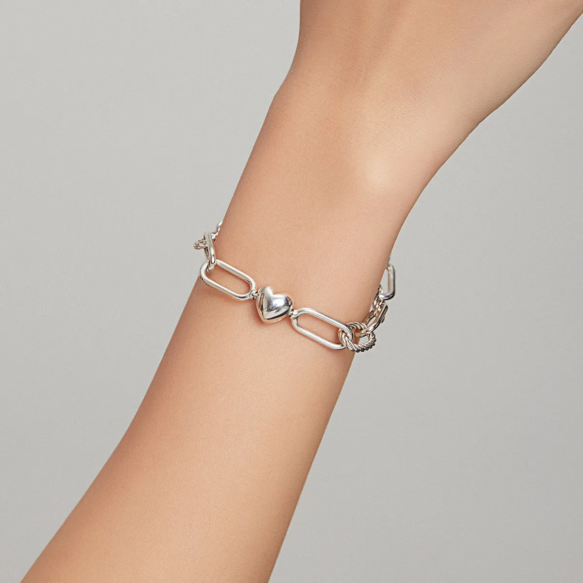 Pandora Style Silver Love of Link armbånd - SCB202