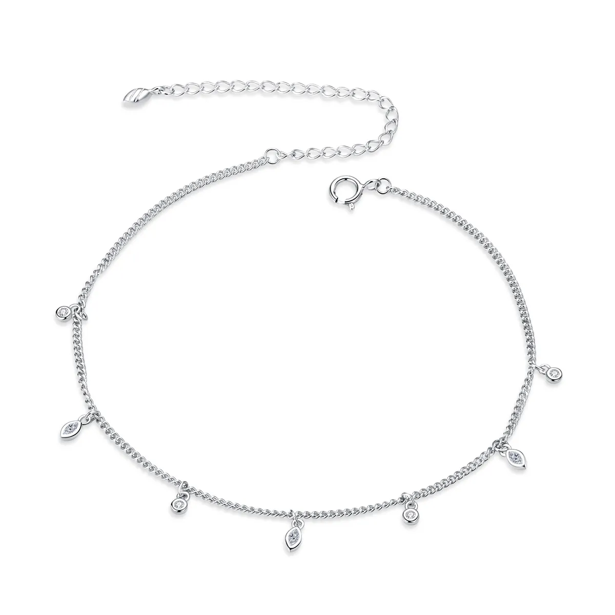 Pandora Style Silver Tassel armbånd - SCT018