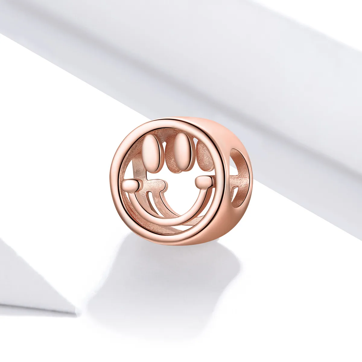 Pandora Style Rose Gold Lucky Smile Charm - SCC1787