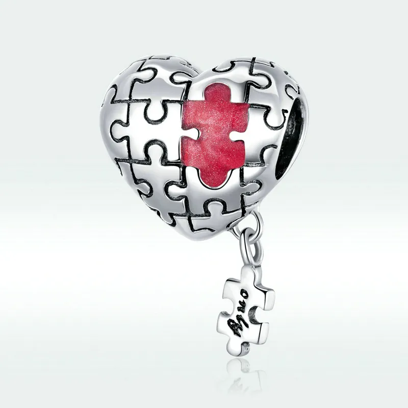 Pandora Style Silver Autism Charm - SCC1635