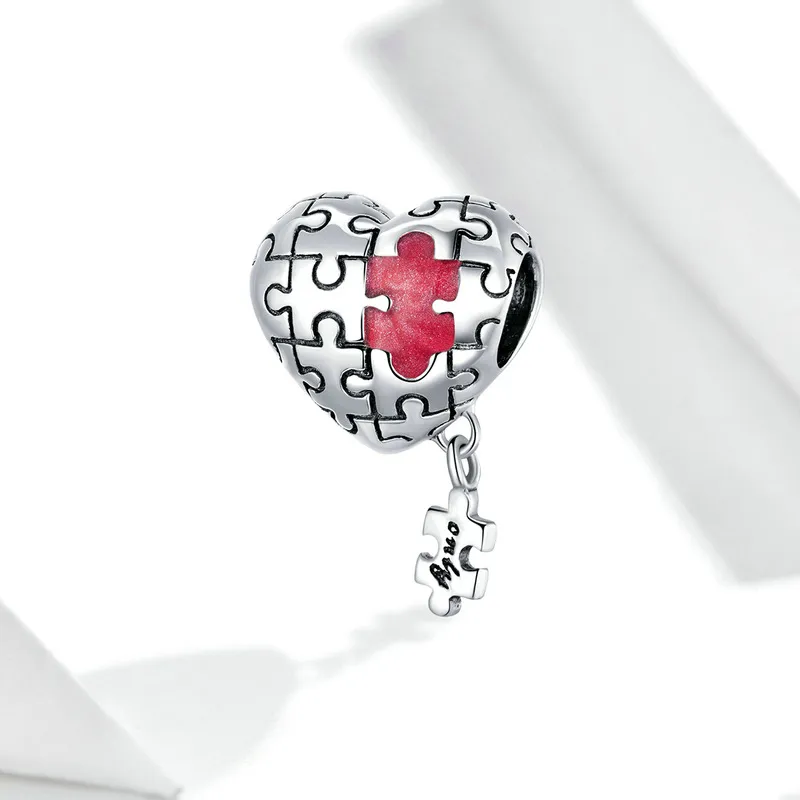 Pandora Style Silver Autism Charm - SCC1635